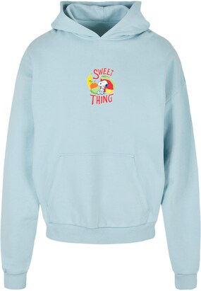 Merchcode Sweatshirt ‘Peanuts – Sweet Thing’ Blauw / Geel / Groen / Rood