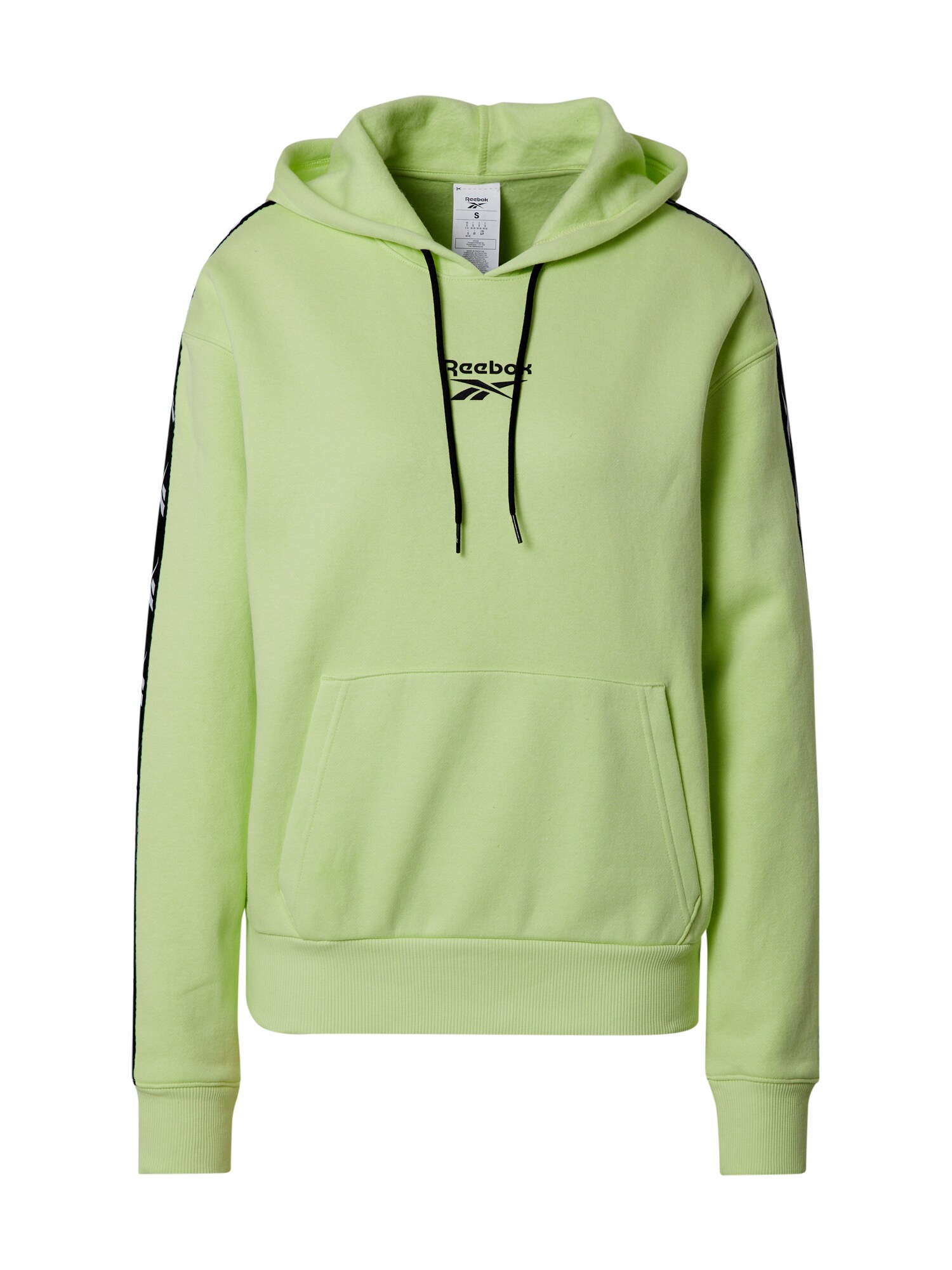 REEBOK Sportinio tipo megztinis  šviesiai žalia / juoda / balta