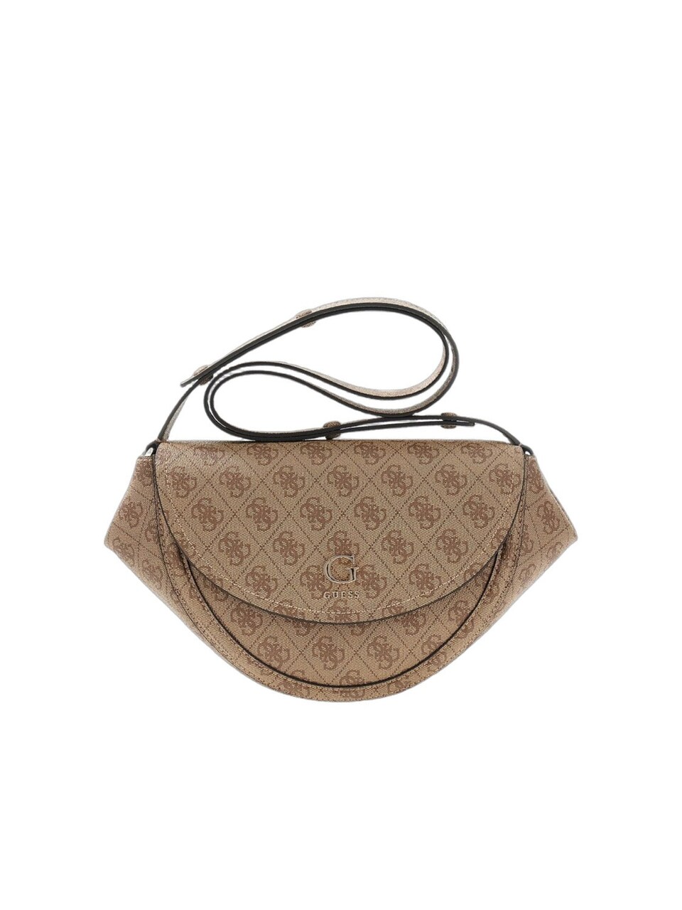 Axelremsväska 'Guess Sac à Rabat Coleen Monogramme Latte Logo II'