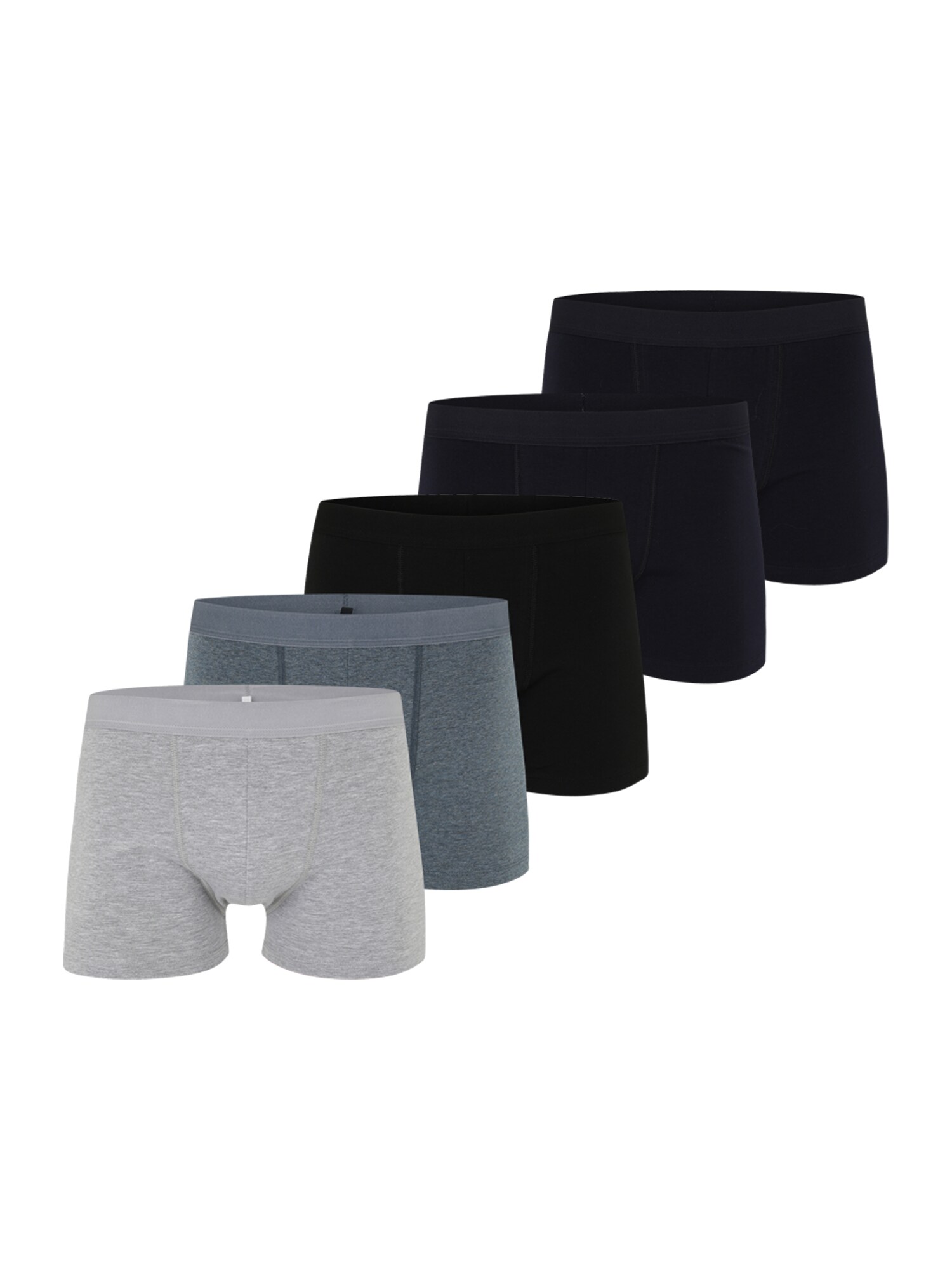 ABOUT YOU Boxeri Falk  bleumarin / albastru fumuriu / gri deschis / negru
