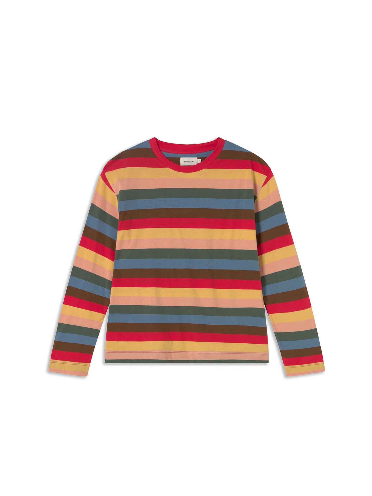Thinking MU Tricou  albastru închis / galben miere / verde pin / roşu închis