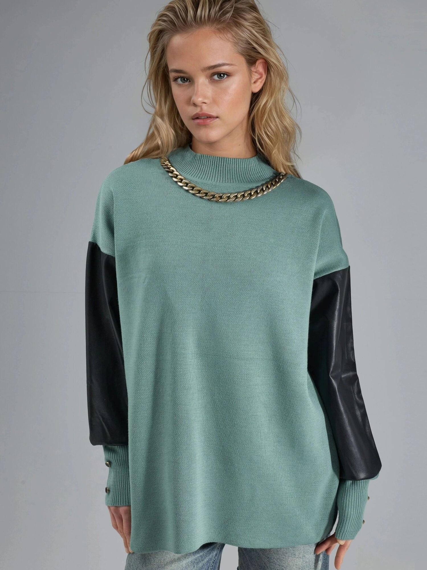 My fashion Pulover 'Pullover' pastelno zelena