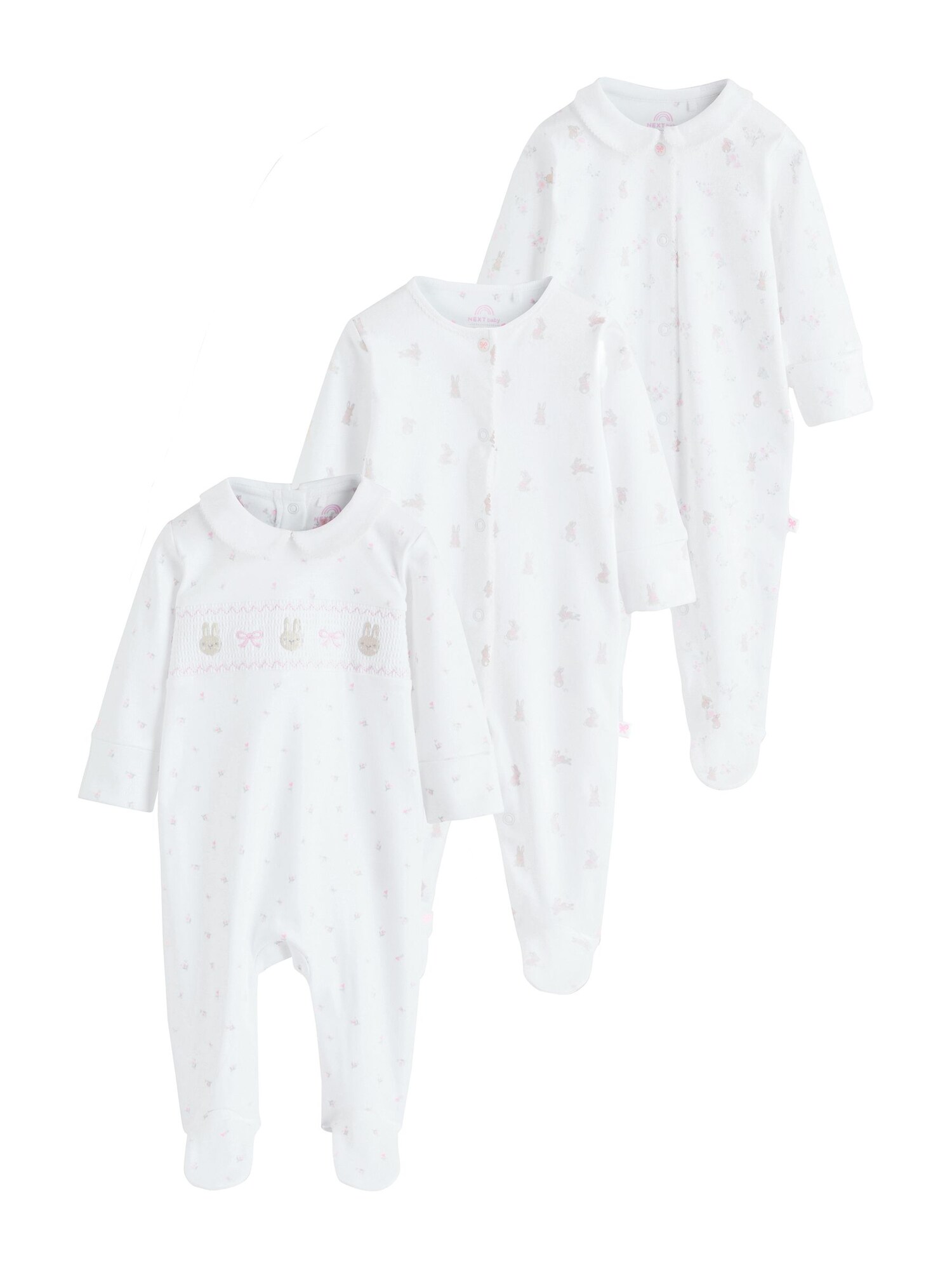 Next Pijamale  gri / roz / alb