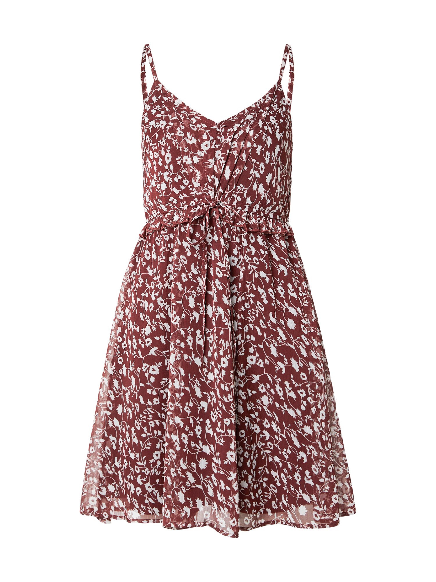 ABOUT YOU Rochie de vară Caroline roșu merlot / alb