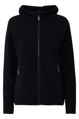 Oxmo Fleece jas ‘FINJA’ Zwart