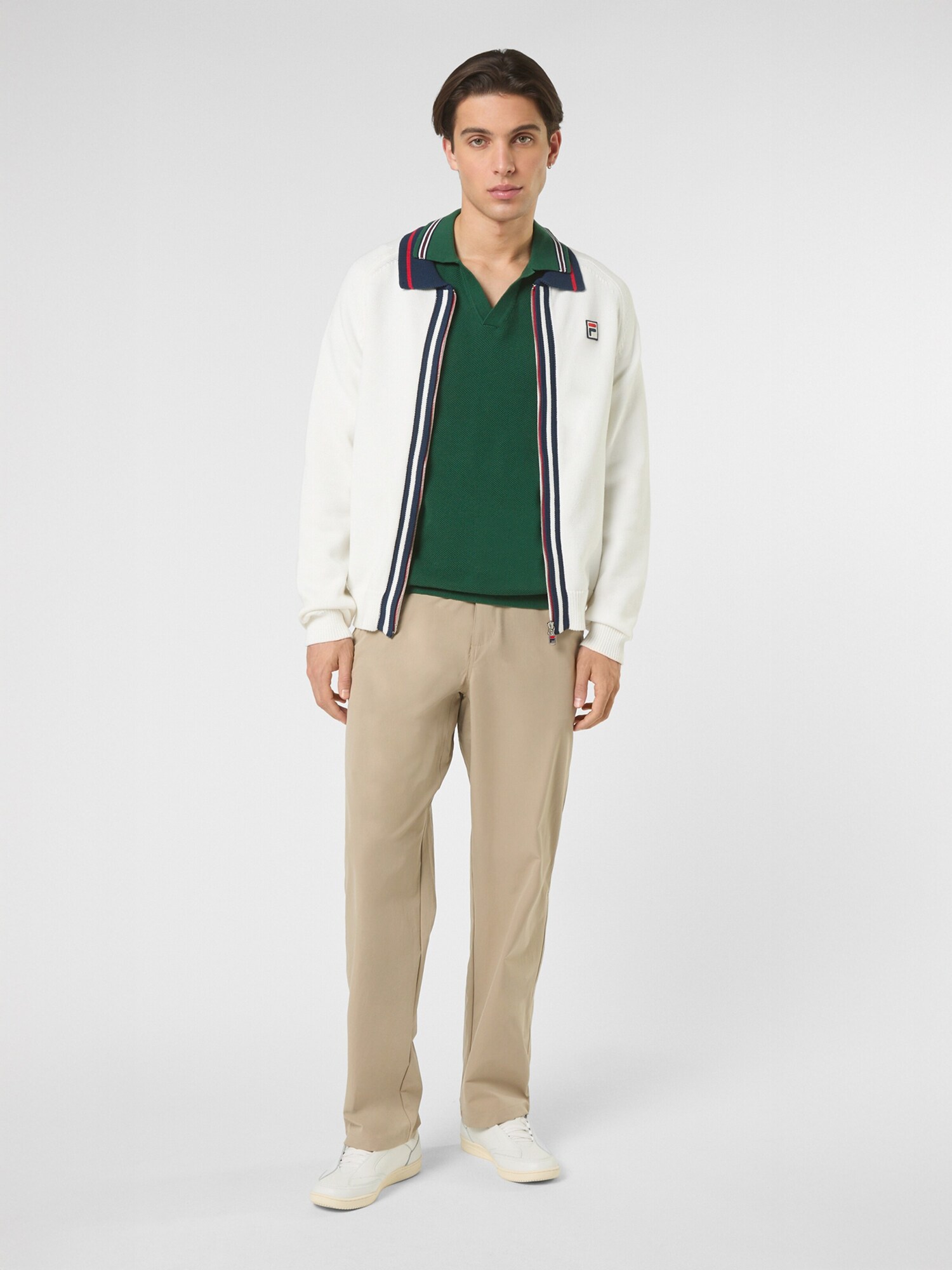 FILA Cárdigan 'CARRAIA regular zip through knit cardigan' offwhite – imagen 3
