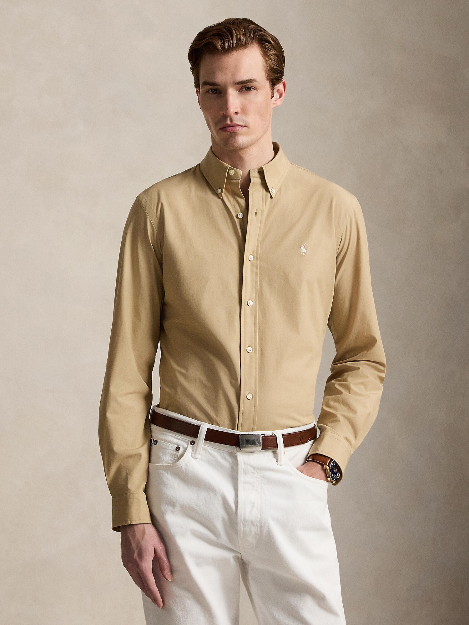 Polo Ralph Lauren Camisa caqui – imagen 10