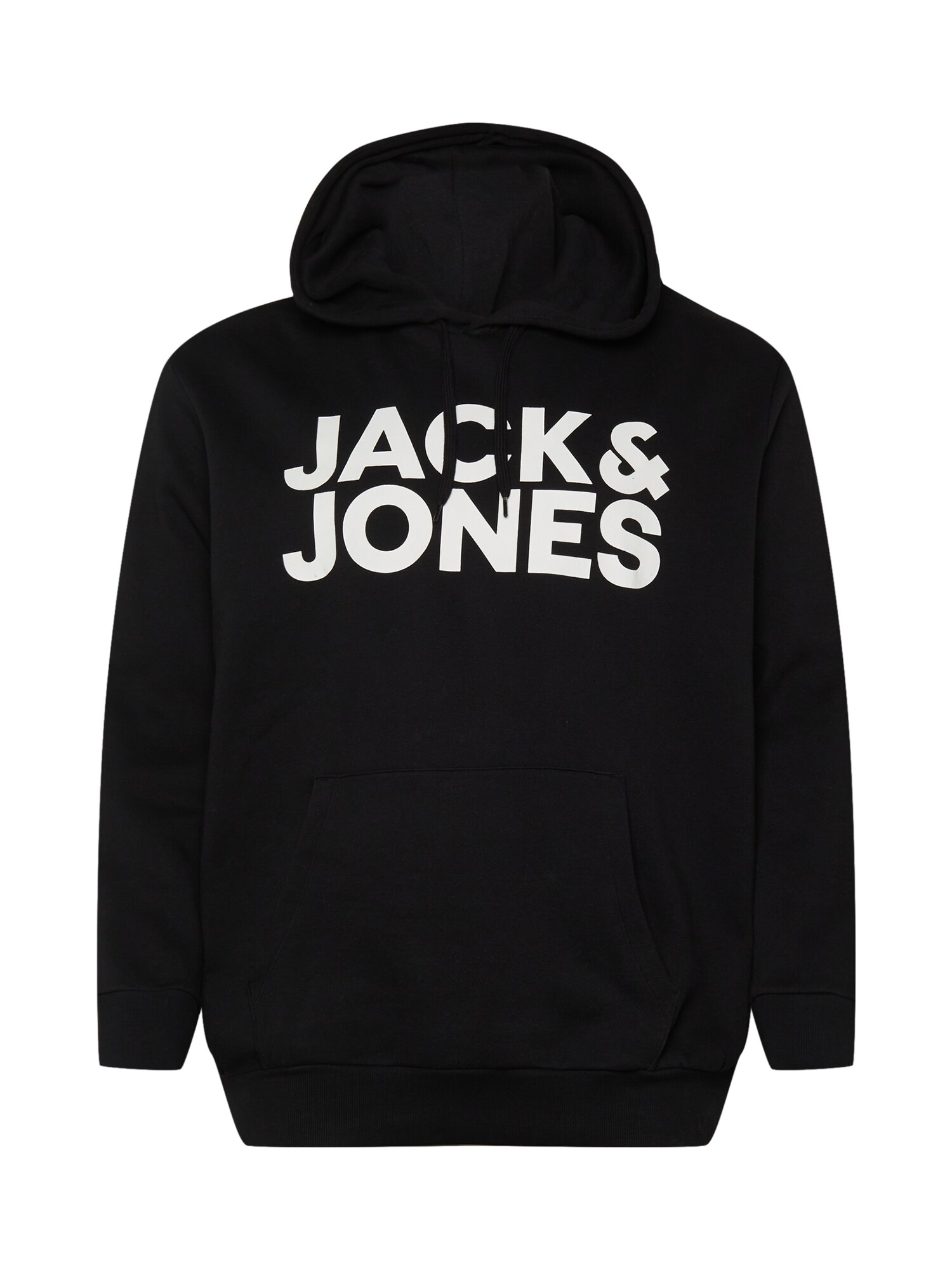 Jack & Jones Plus Tréning póló 'Ecorp'  fekete / fehér akciós termékkép 1