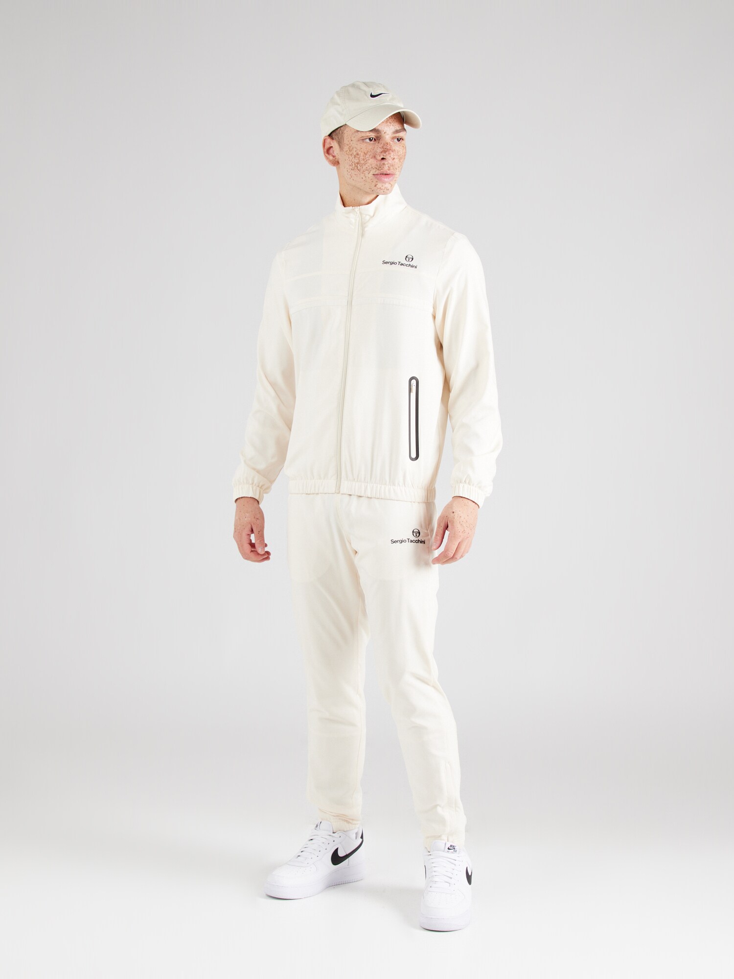 Sergio Tacchini Tréningruha 'SPECCHIO'  fekete / fehér termék 2. képe