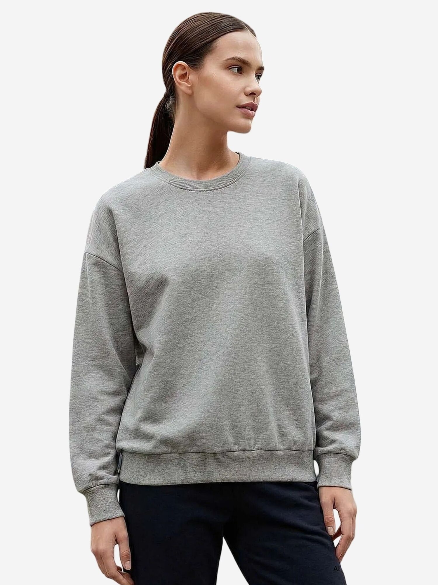Tommy Life Sweater majica 'Sweatshirts' svijetlosiva