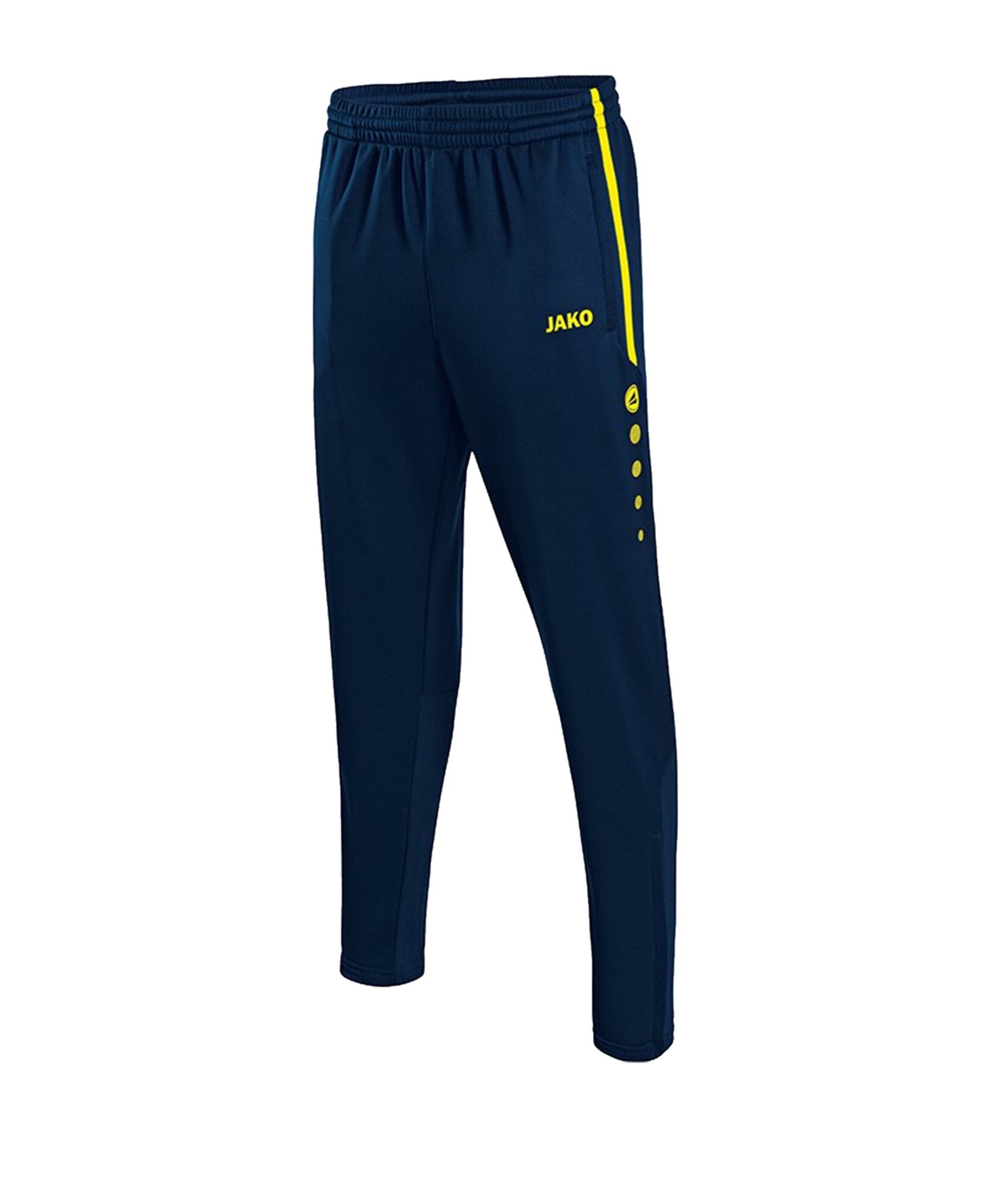 JAKO Pantaloni sport  bleumarin / galben