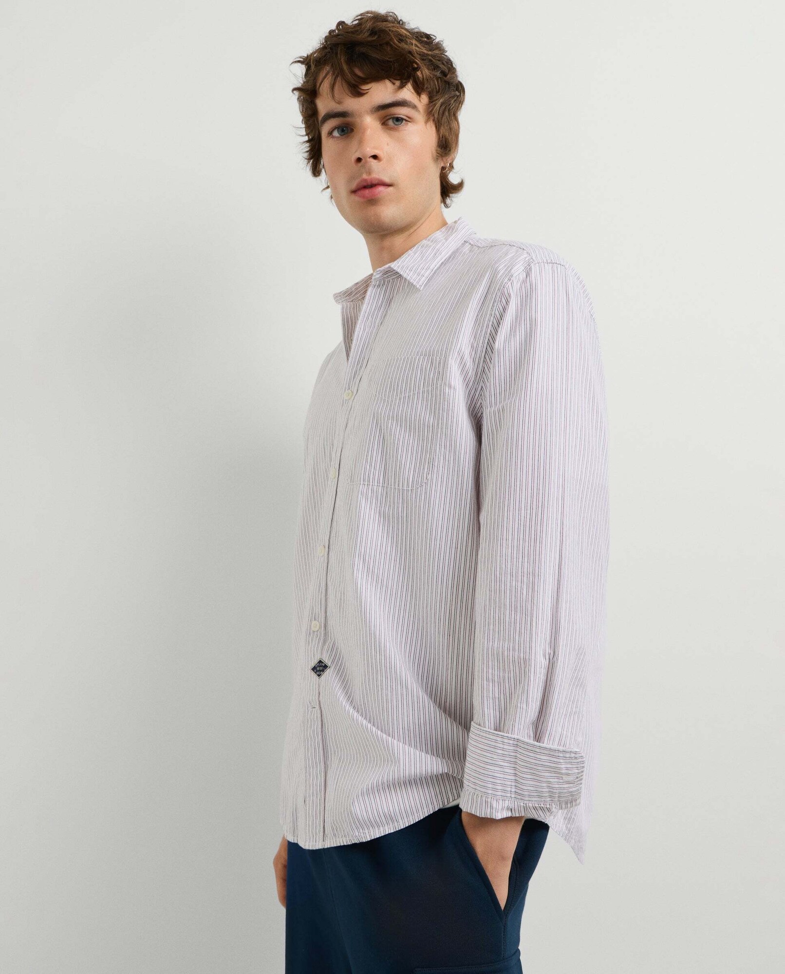 Pepe Jeans Camisa 'Ripoll'  azul claro / blanco – imagen 2