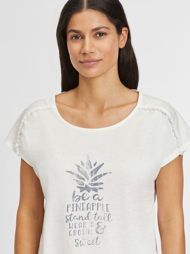VIVANCE, Rövidek 'VD Pineapple', kék & fehér, 6 kép a 6 közül