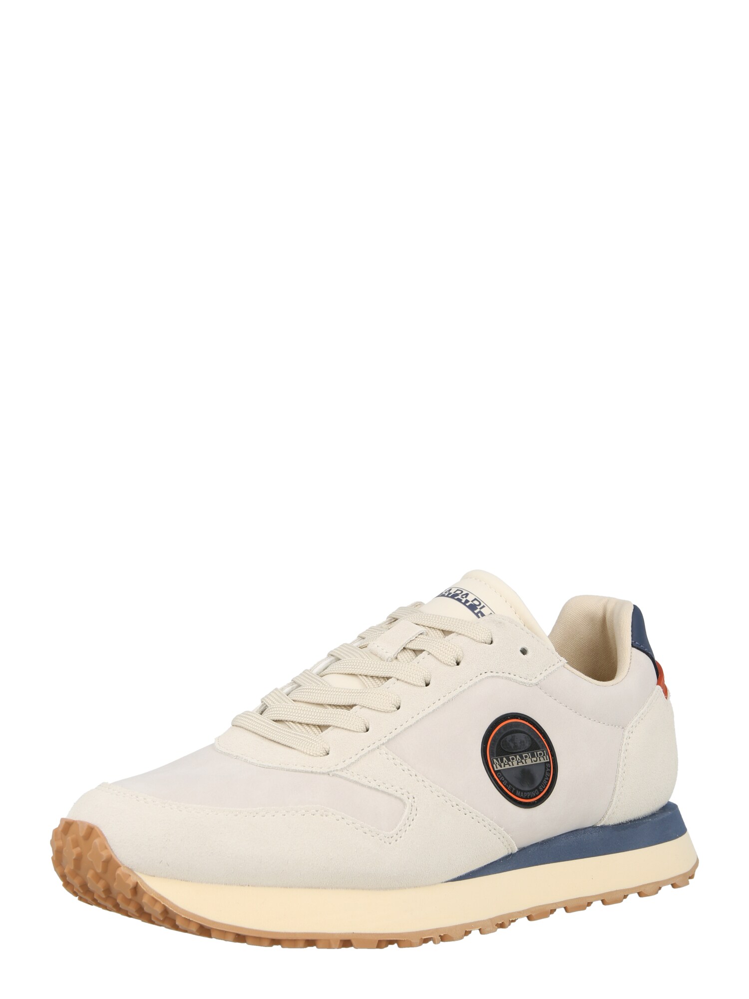 NAPAPIJRI Sneaker low 'NOVA'  albastru închis / portocaliu homar / negru / alb murdar