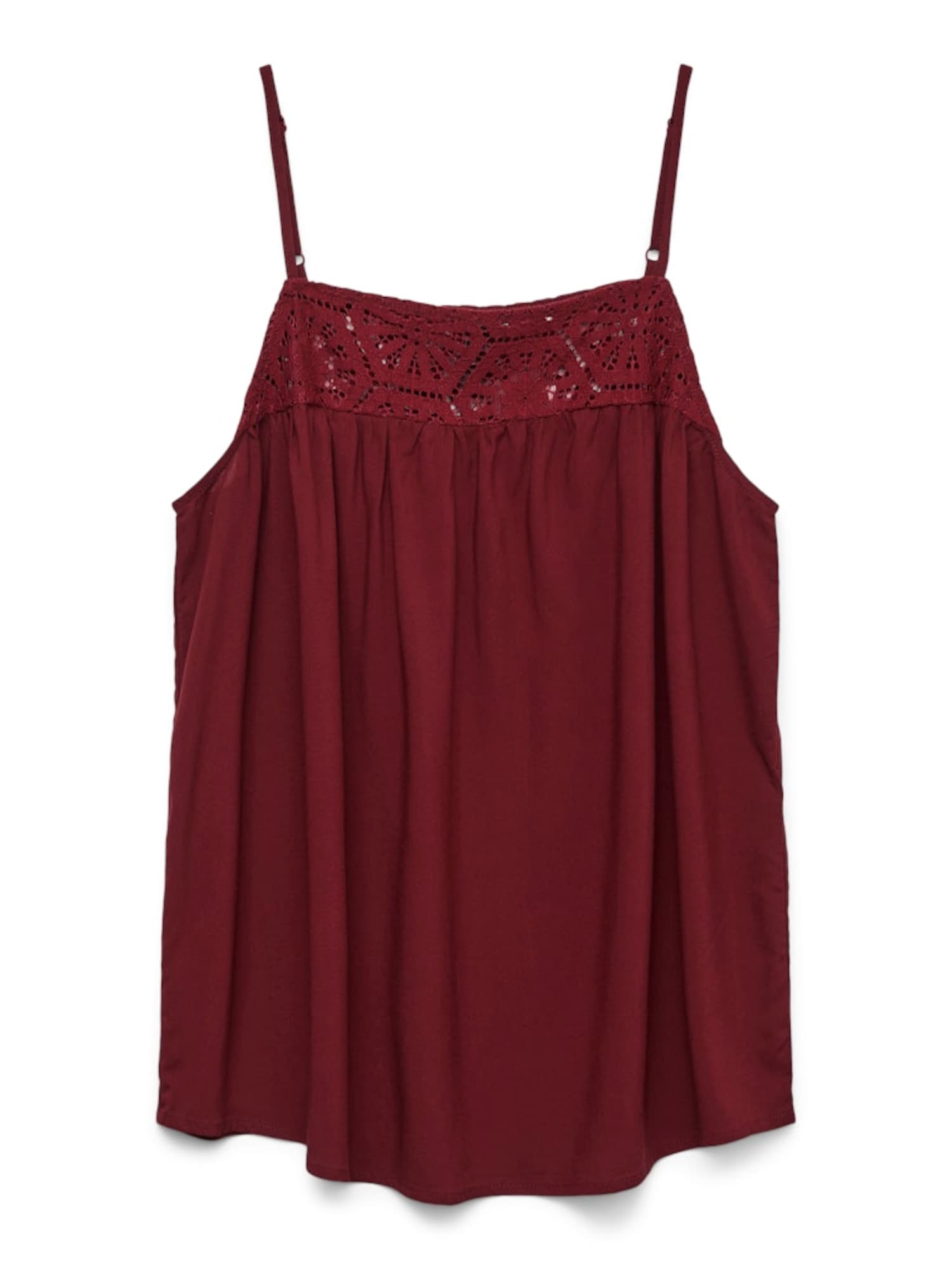 VERO MODA Top VMGRACE  roșu vin