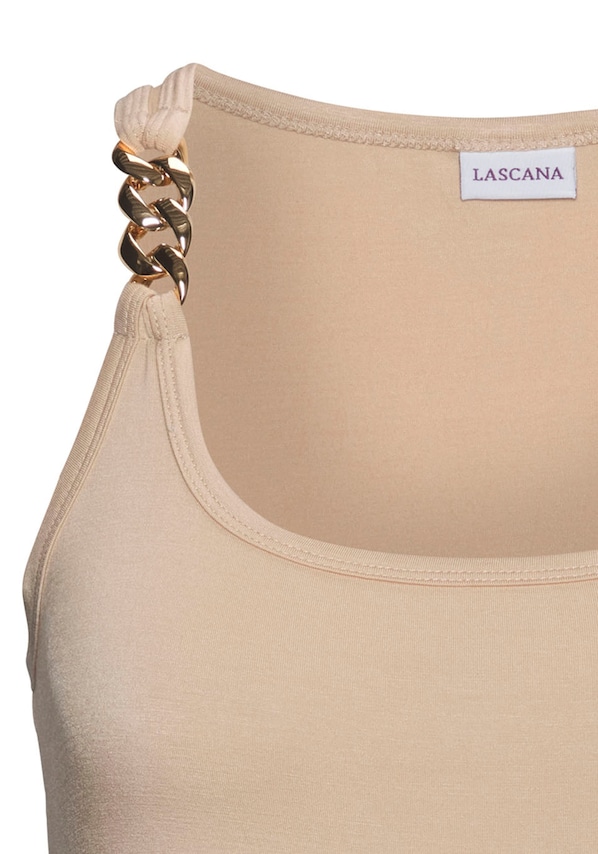 LASCANA, Top, bézs, 4 kép a 6 közül