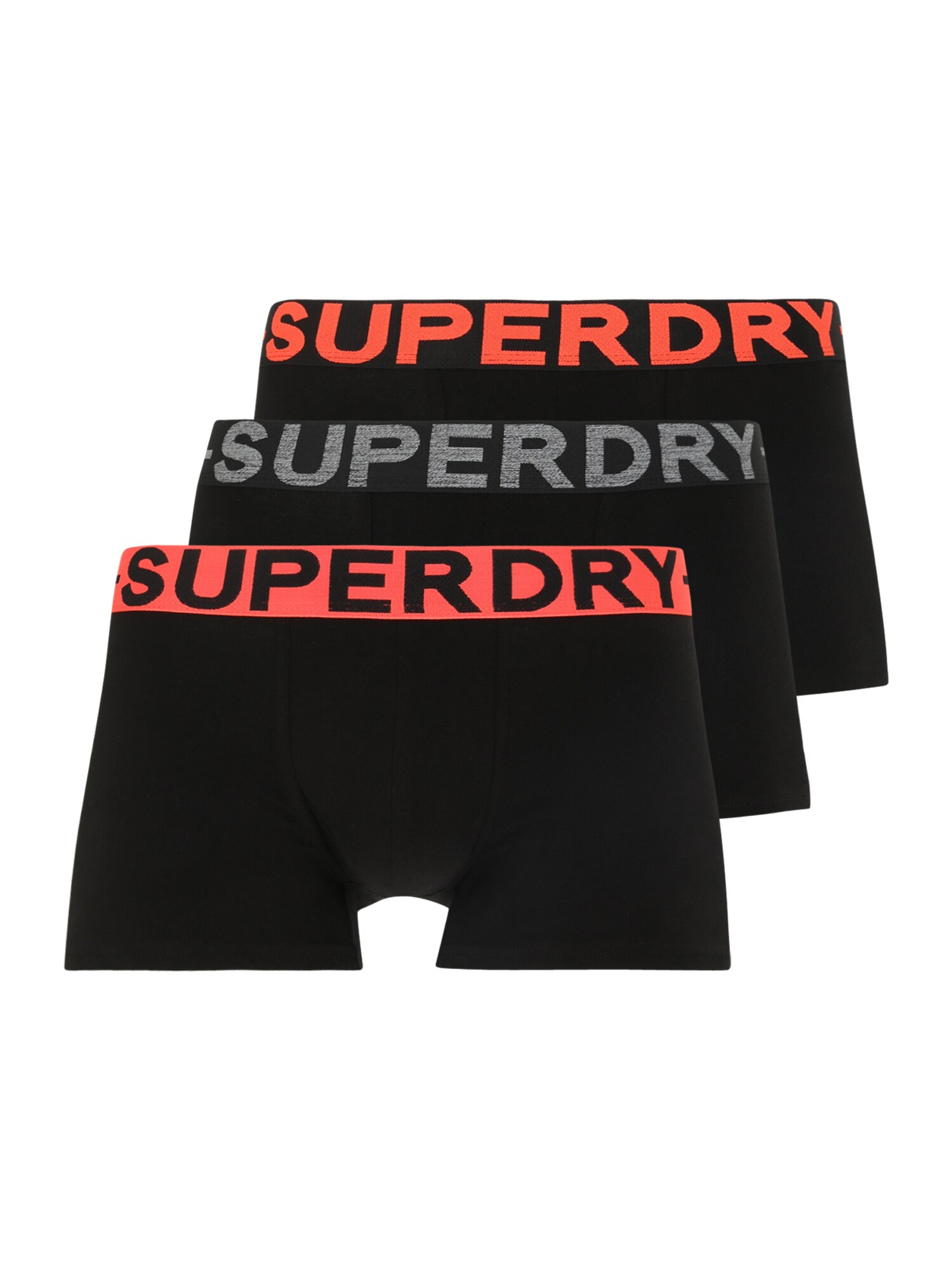 Superdry Boxeralsók  szürke / neonnarancs / fekete akciós termékkép 1