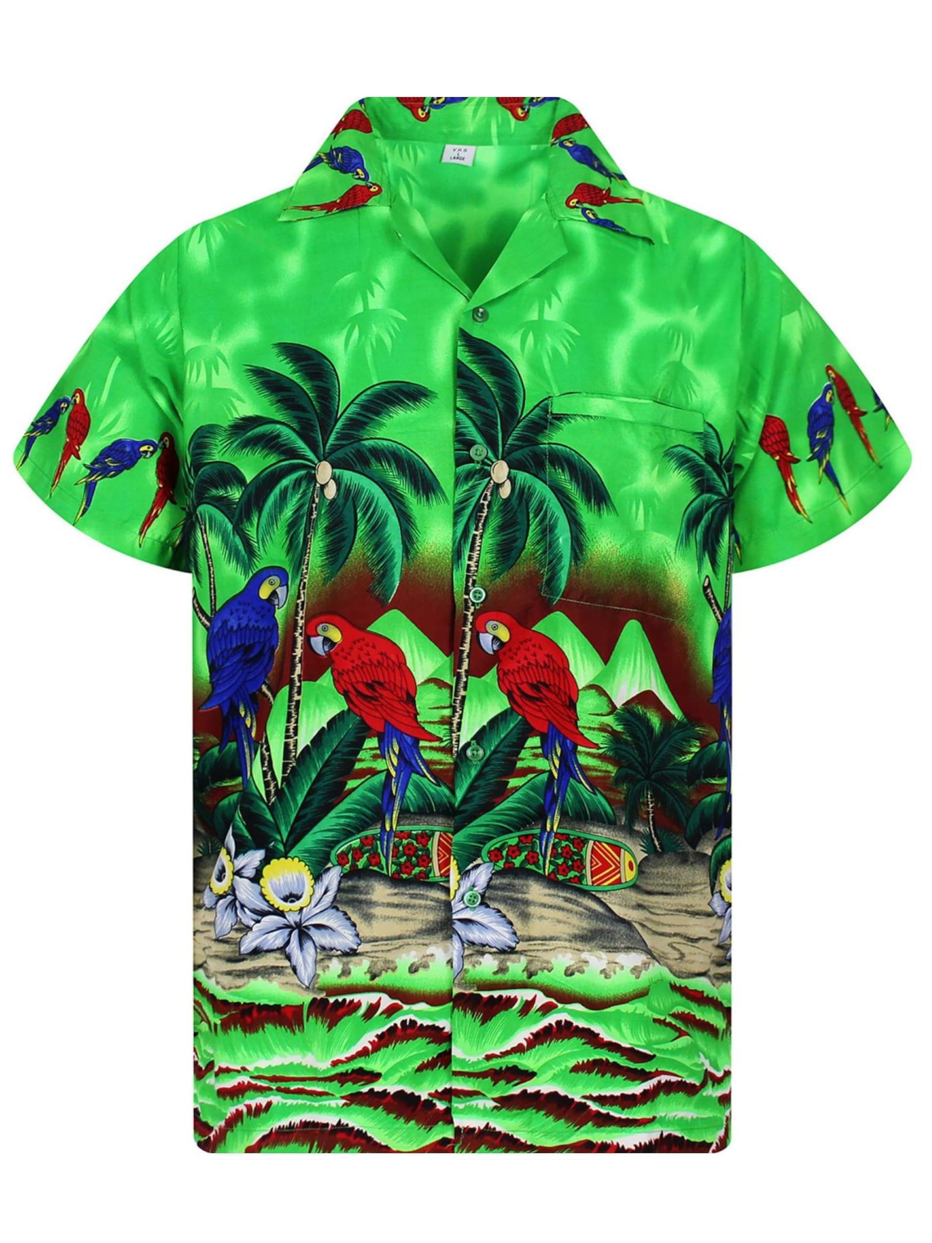 King Kameha T-shirt 'Parrot' herr