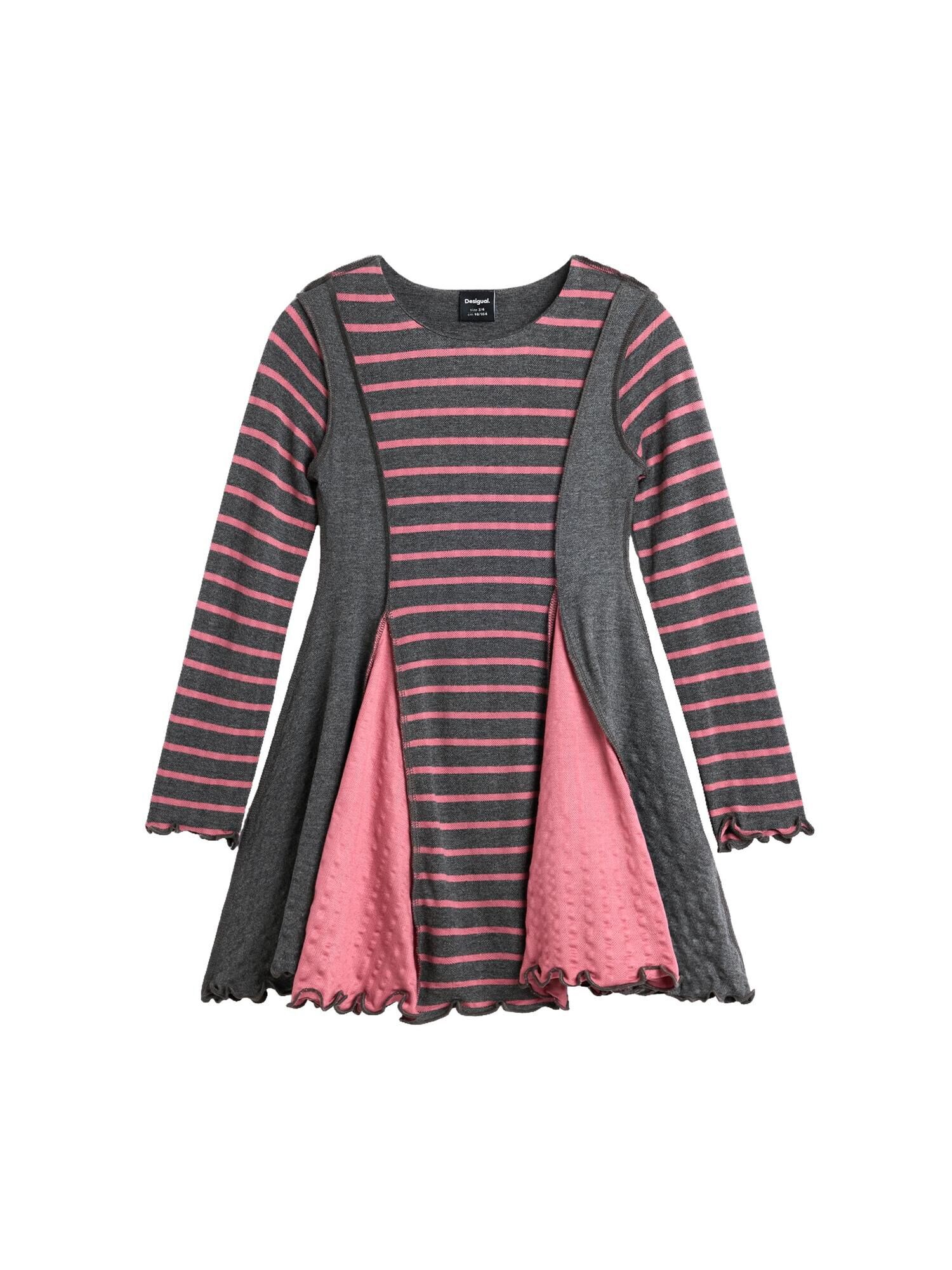 Desigual Rochie gri / roz