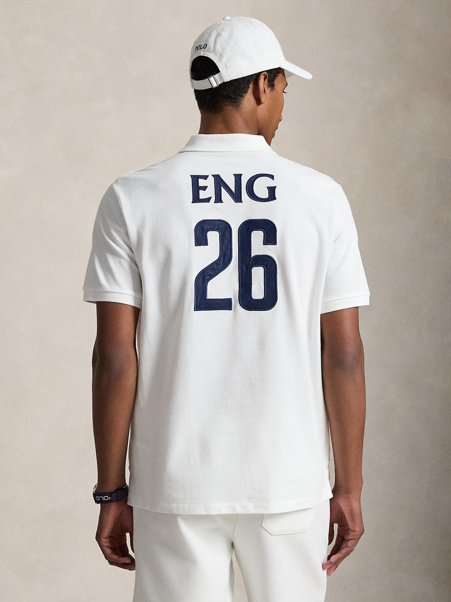 Polo Ralph Lauren Camiseta azul oscuro / oro / blanco – imagen 3