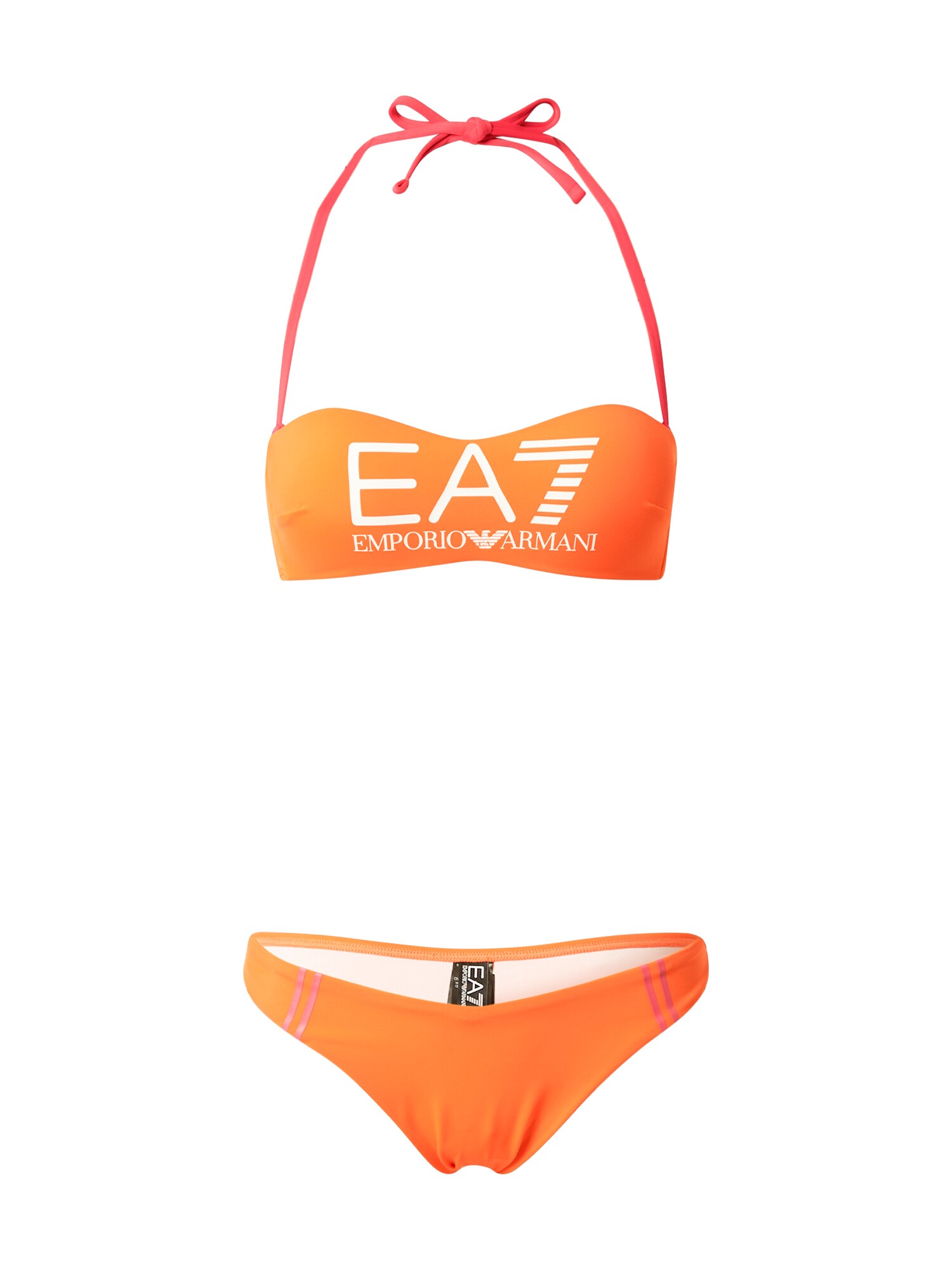 EA7 Emporio Armani Bikinis 'BIK' oranžinė / balta / fuksijų spalva