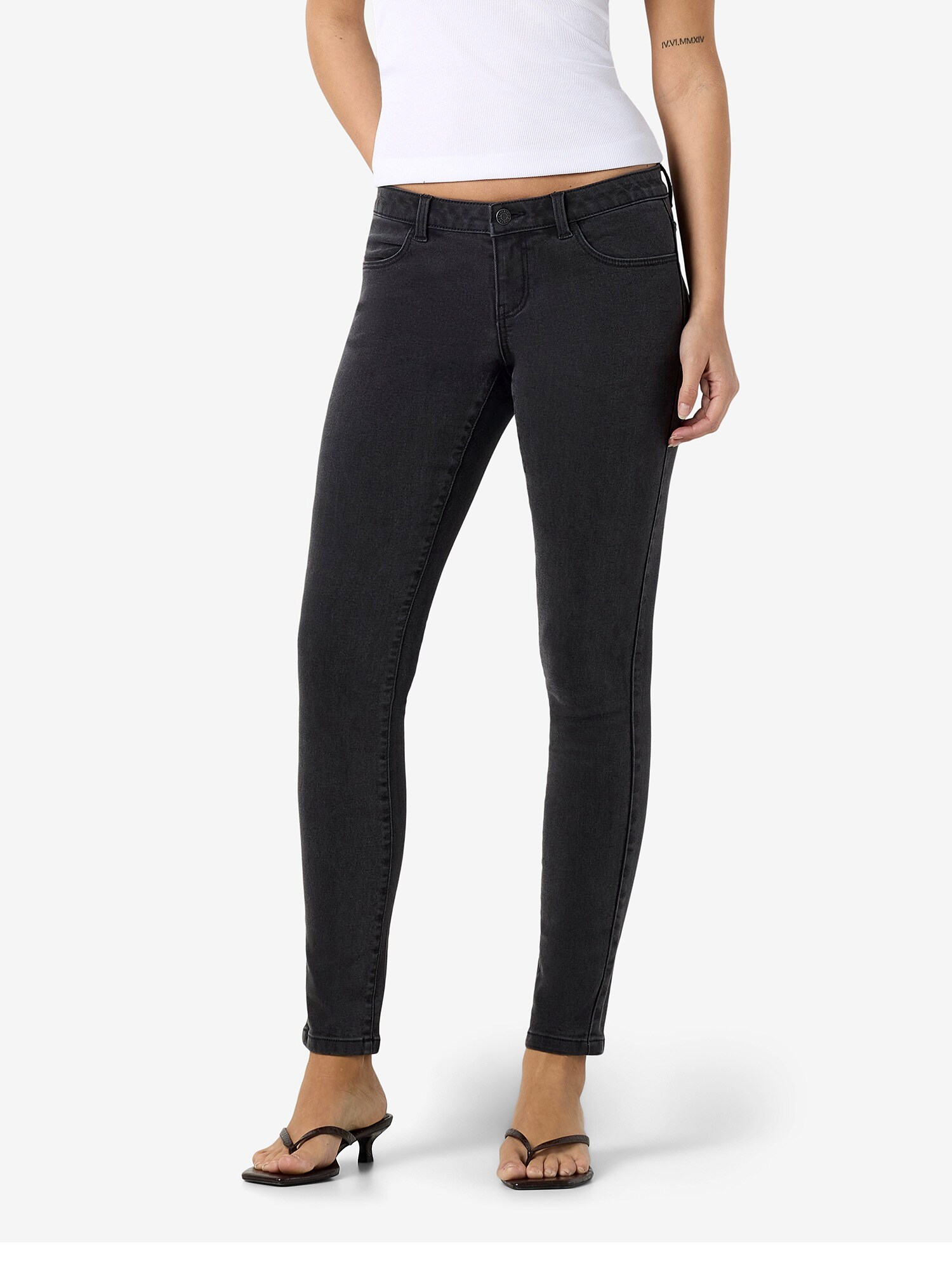 Noisy may Jeans NMRAE gri metalic