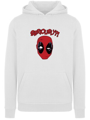 F4NT4STIC Sweatvest ‘Marvel Deadpool Seriously’ Rood / Zwart / Wit