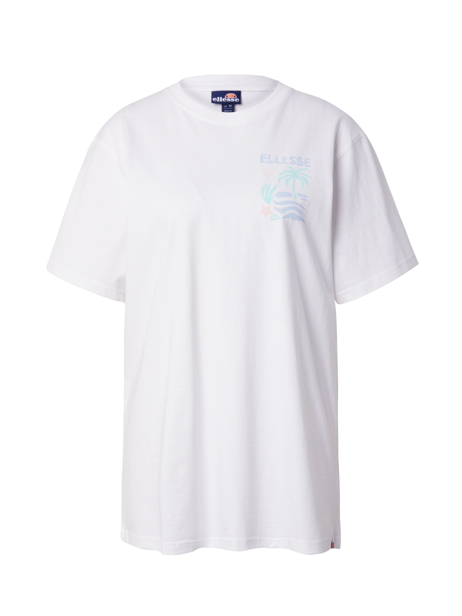 ELLESSE Tričko 'ROCKLEY' béžová / pastelovo modrá / svetlozelená / biela
