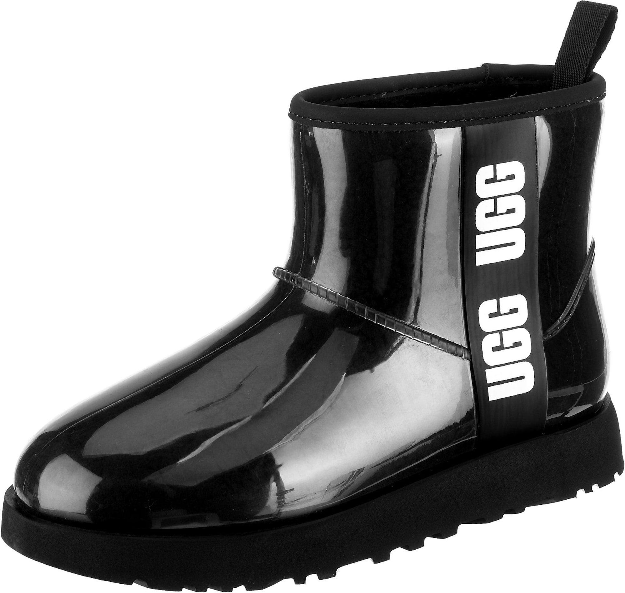Ugg UGG Snowboots 'Classic Clear Mini' schwarz / weiß