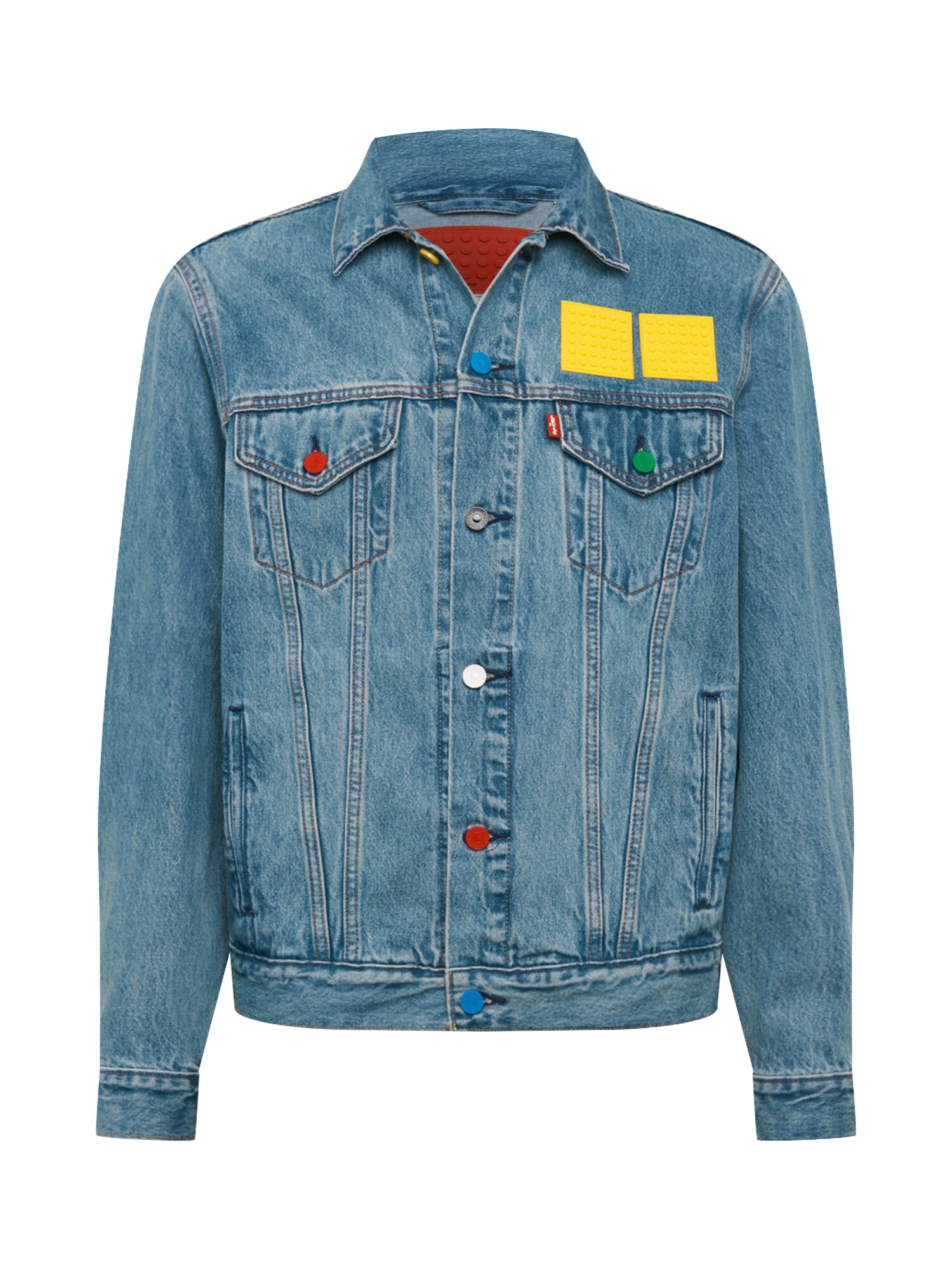 LEVI'S Demisezoninė striukė  tamsiai (džinso) mėlyna / geltona