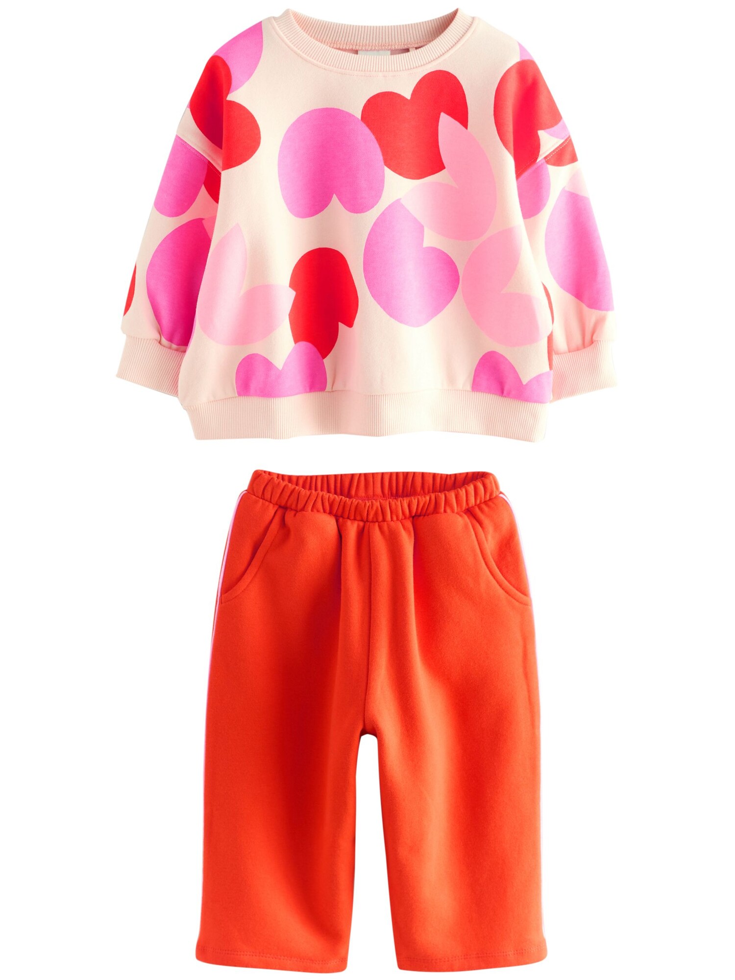 Next Set  roz / roșu / alb