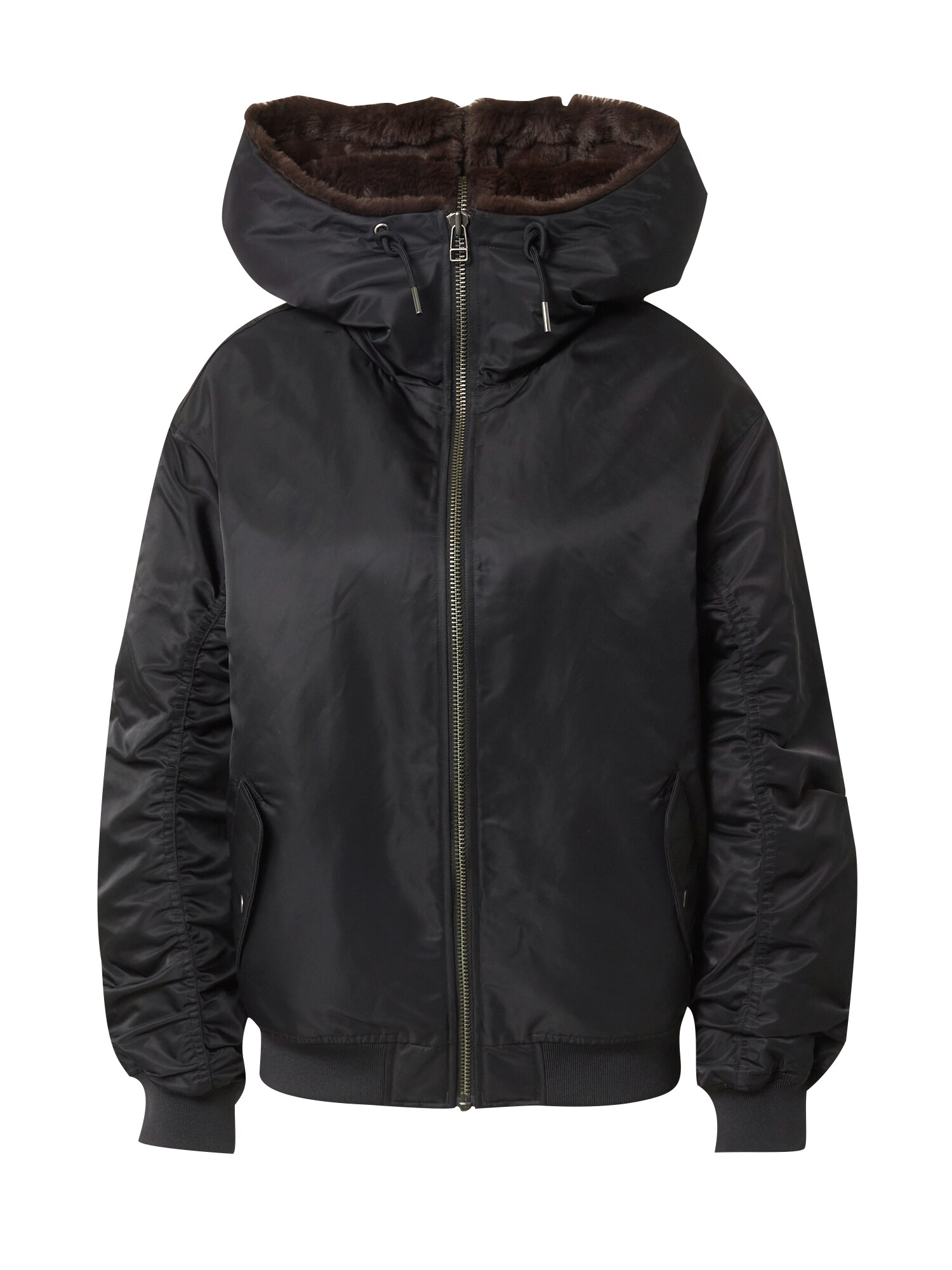 LEVI'S ® Prechodná bunda 'Oversized Hooded Jacket' čierna