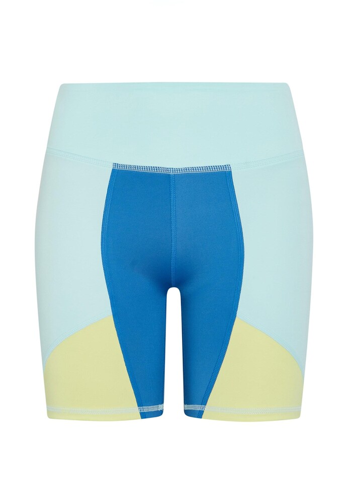 Born Living Yoga Sporthose 'Darana' Damen Größe L saphir / aqua / hellblau / hellgelb