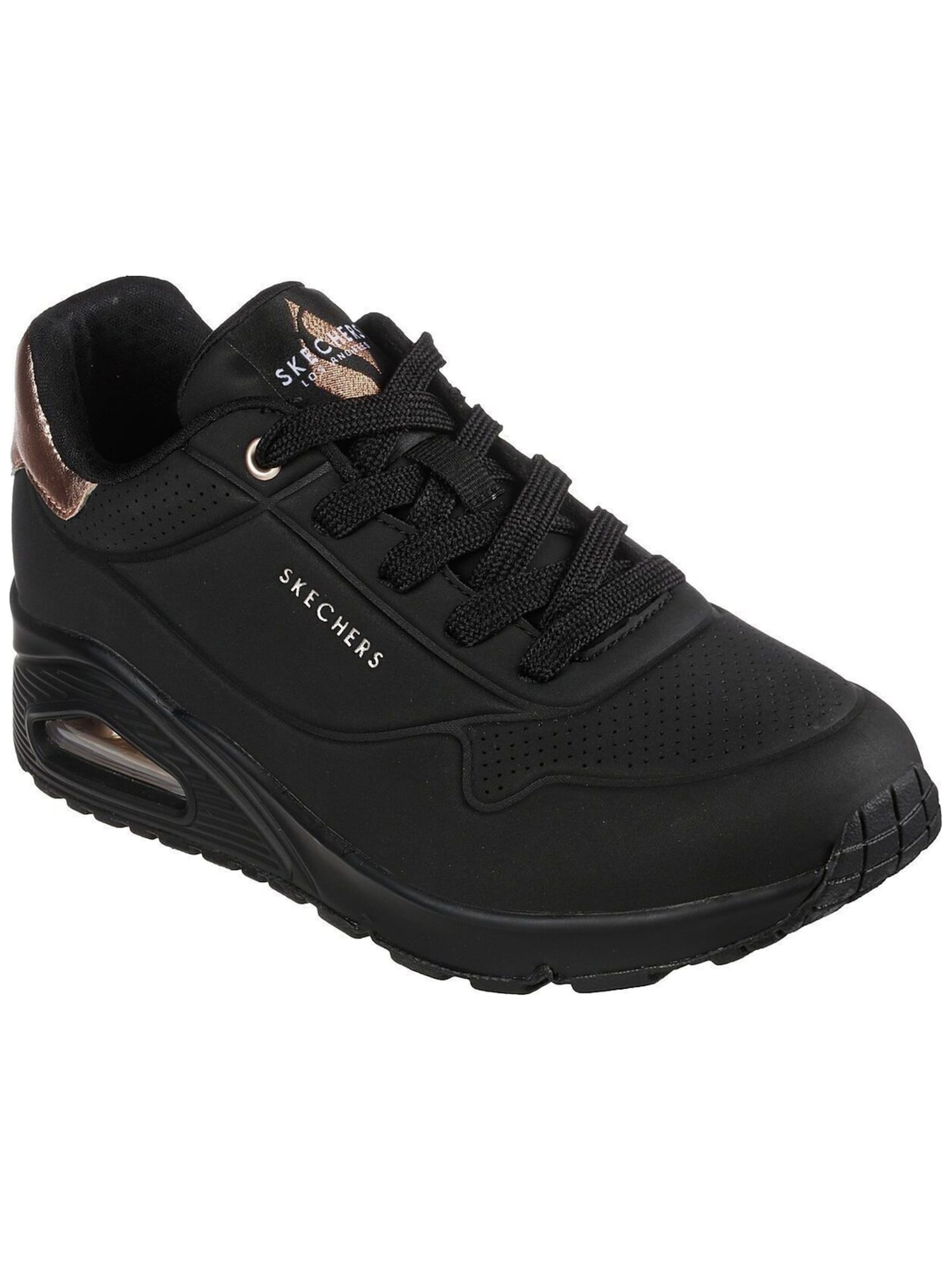 SKECHERS Pantofi sport auriu / negru