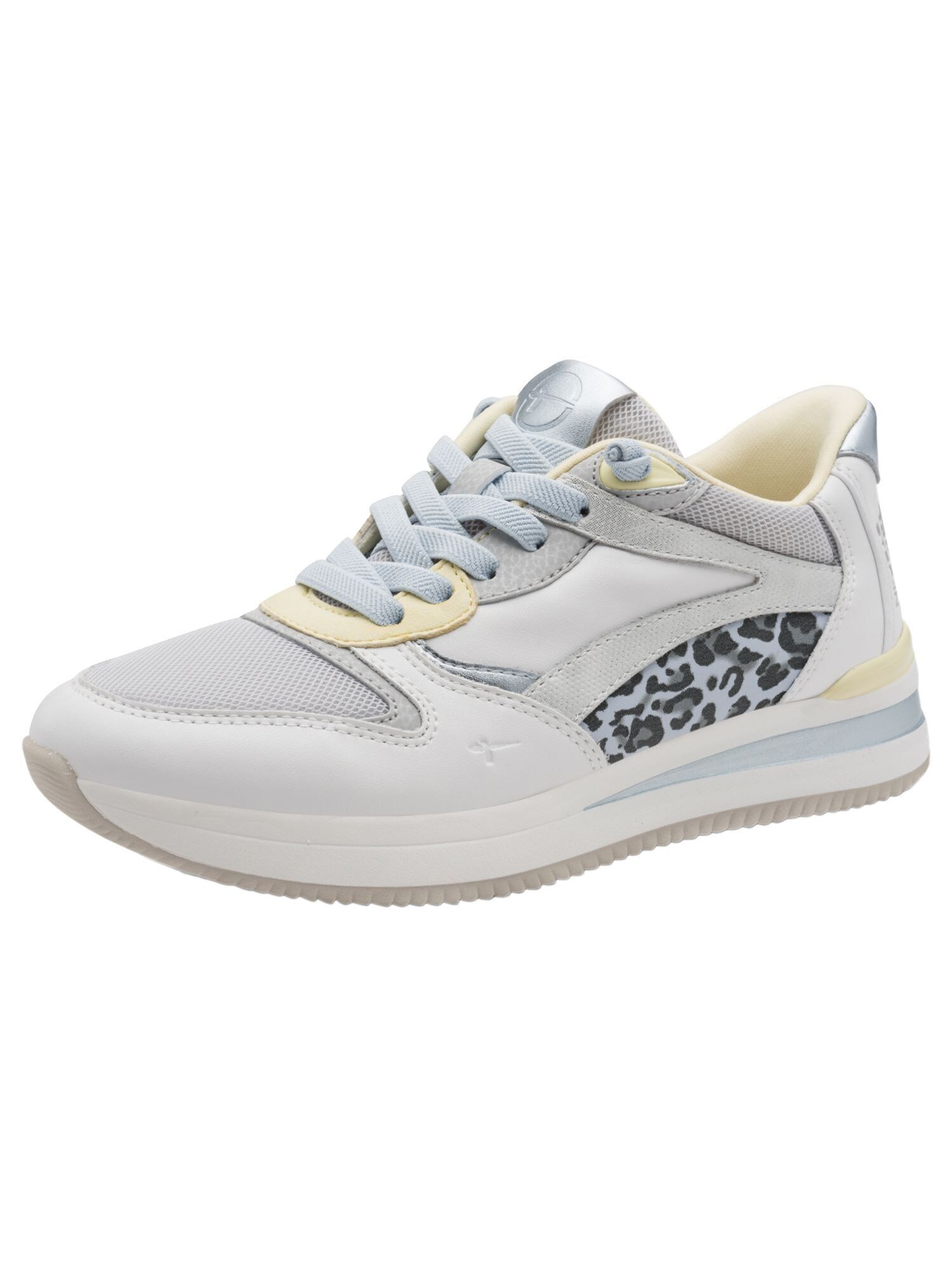 Tamaris Sneakers Laag Lichtblauw / Grafiet / Lichtgrijs / Wit