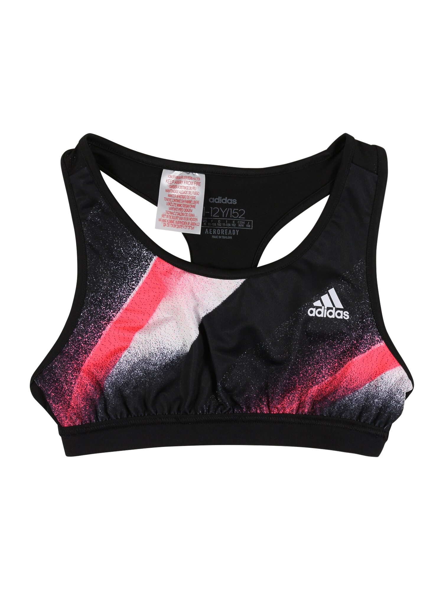 ADIDAS PERFORMANCE Sportinio stiliaus apatiniai drabužiai  juoda / rožinė / balta