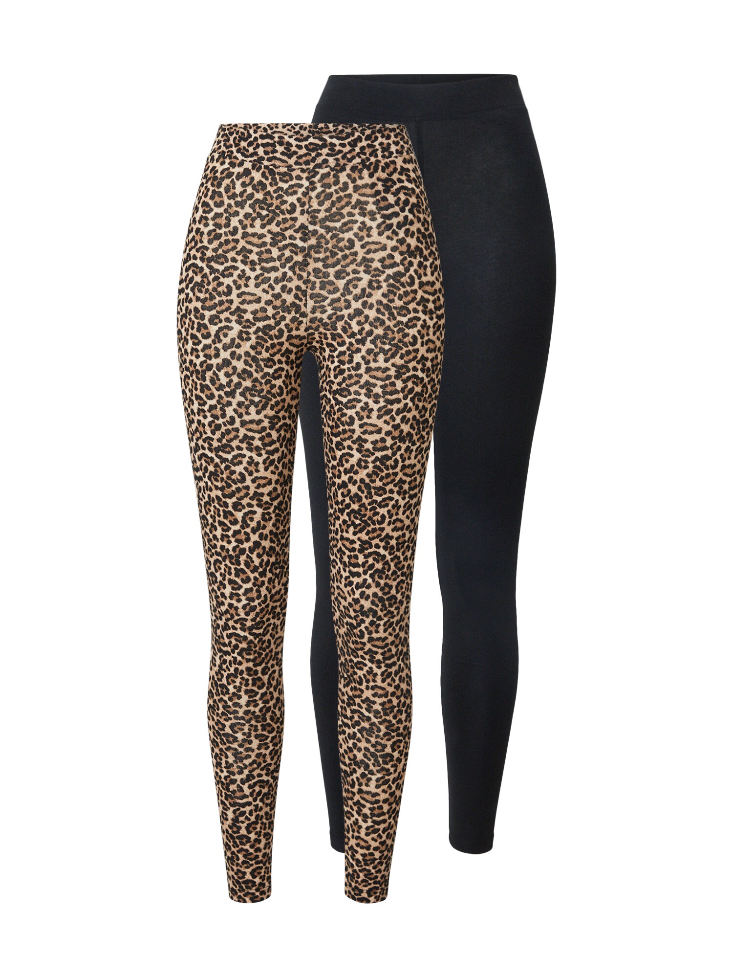 ONLY Leggings 'ONLLIVE LOVE'  ekrü / brokát / fekete akciós termékkép 1