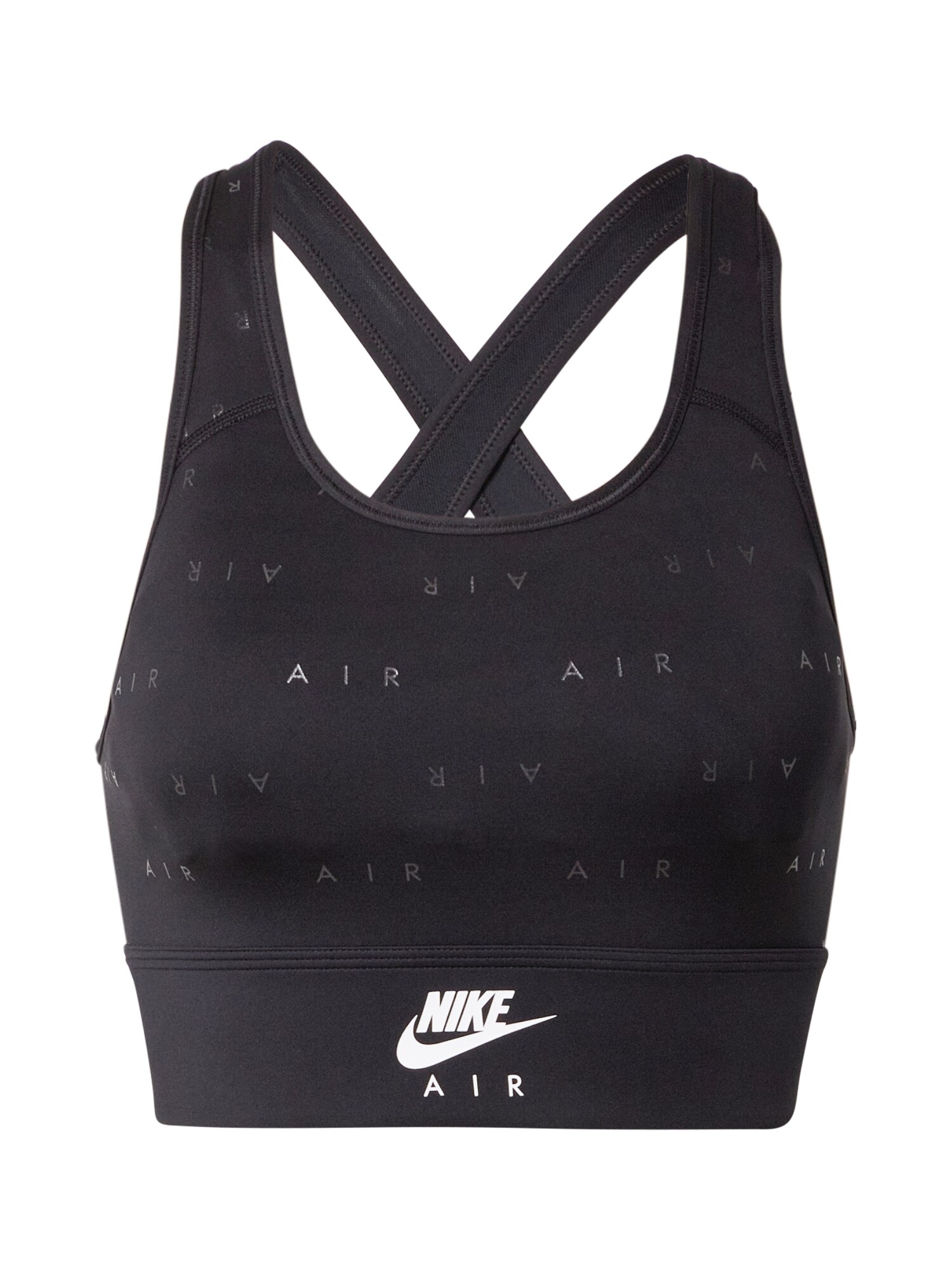 NIKE Sportinė liemenėlė  balta / juoda