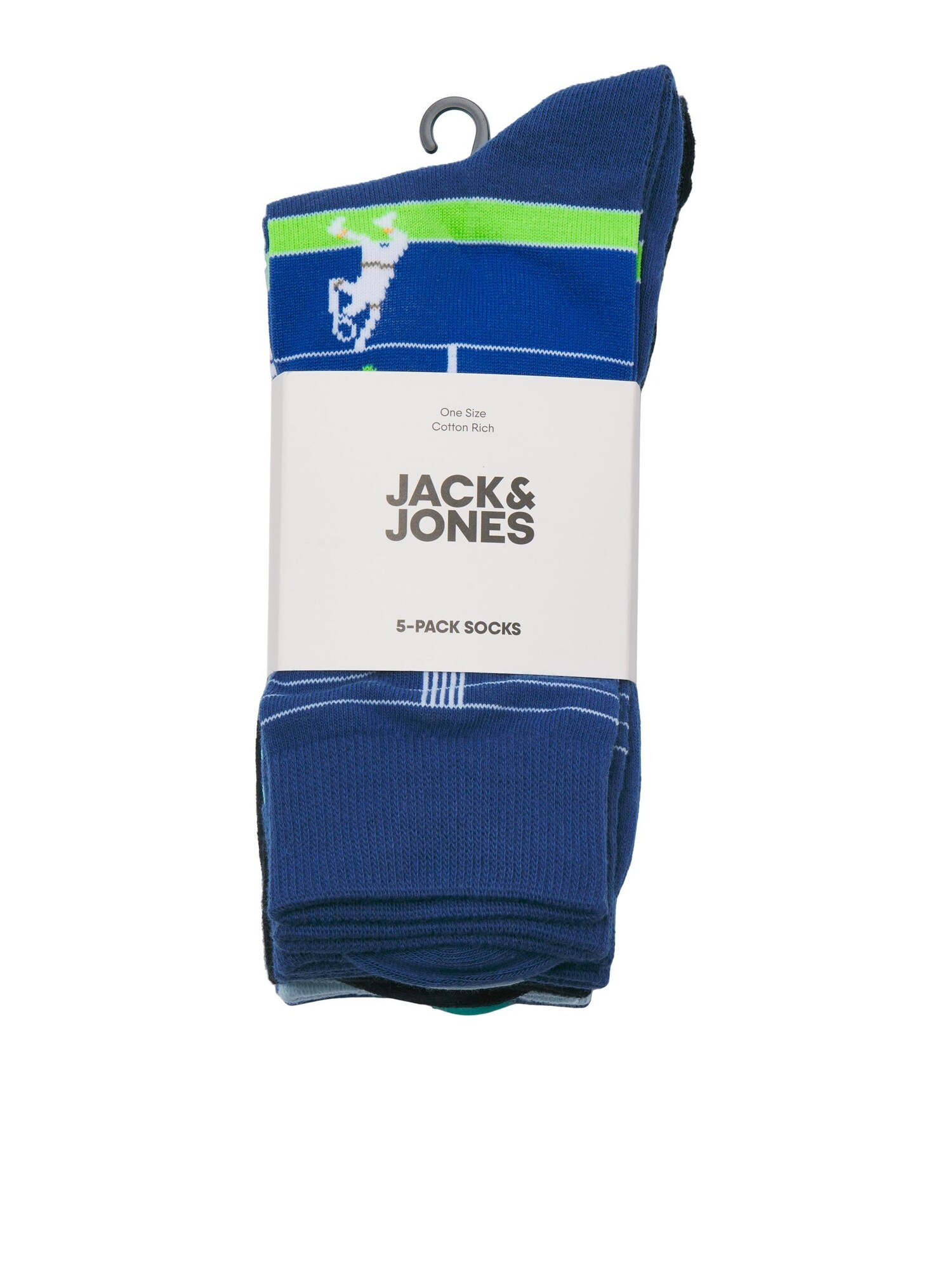 JACK & JONES Zokni  tengerészkék / türkiz / világoskék / sötétkék termék 2. képe