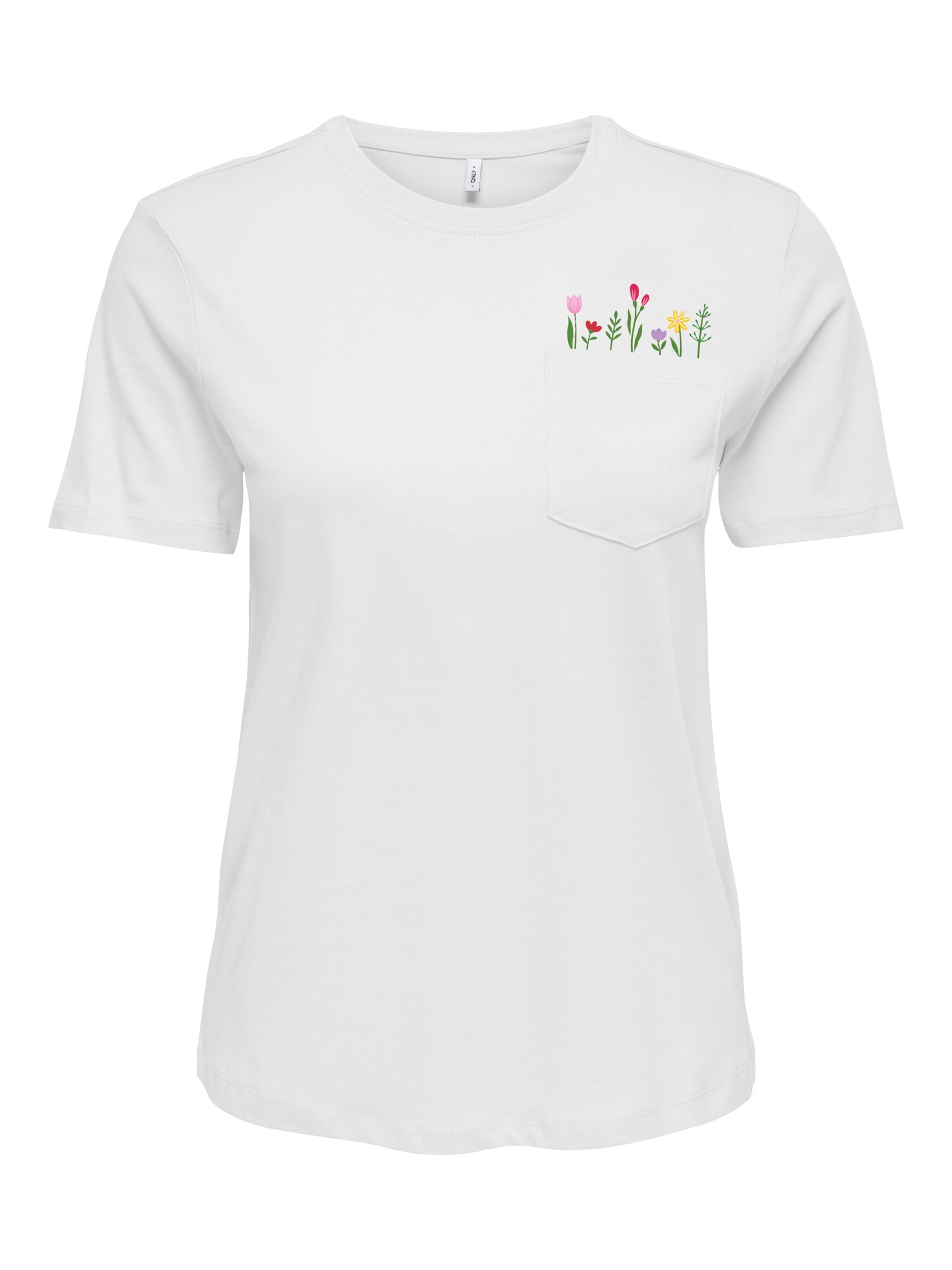 ONLY Tricou 'ONLPOLLY'  galben / verde / roz / alb murdar