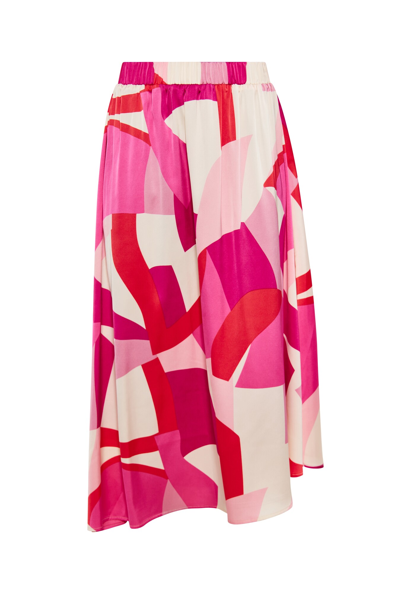 faina Falda  ecru / rosa / magenta / rojo sangre
