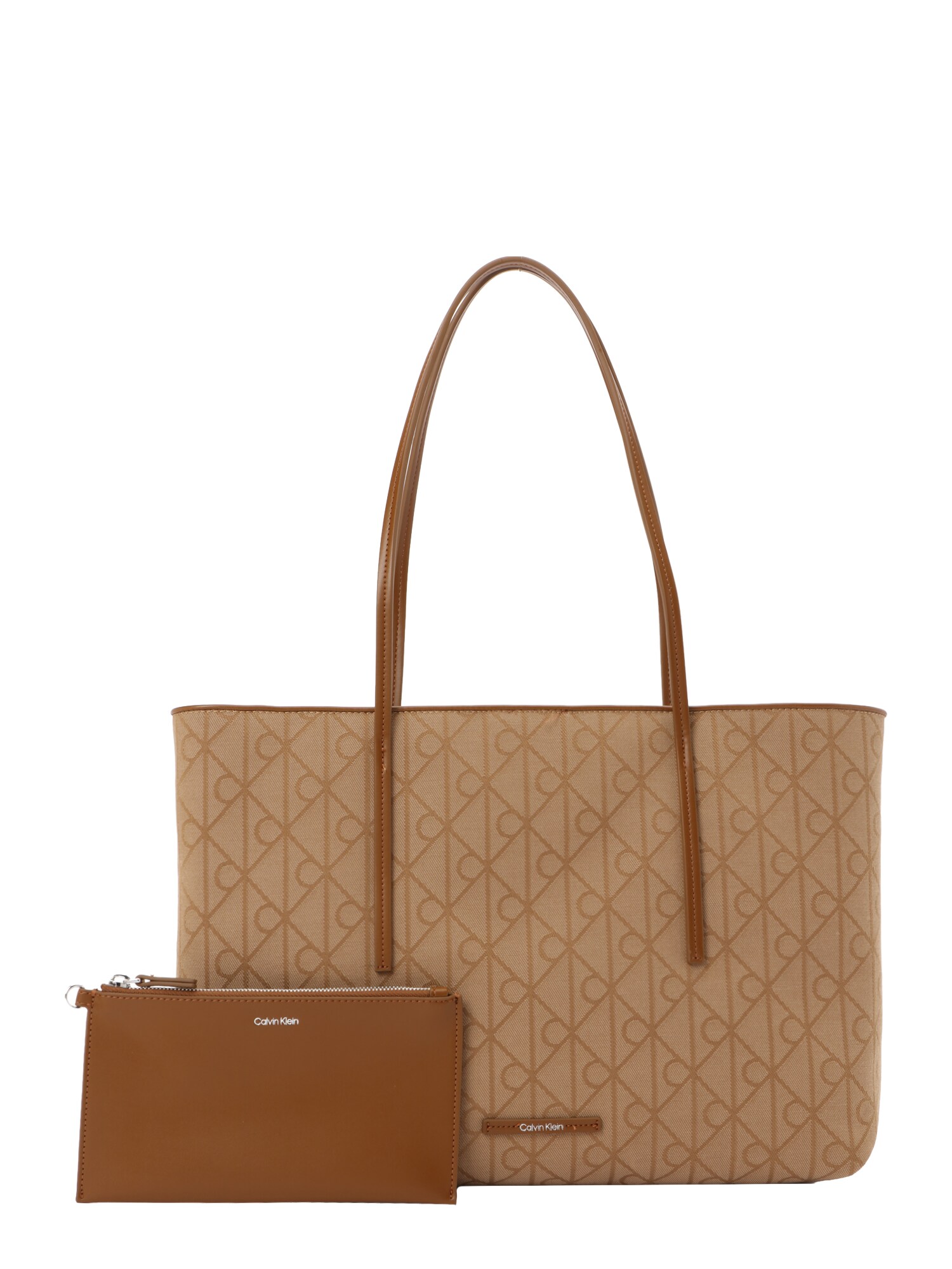 Calvin Klein Shopper torba  pijesak / konjak