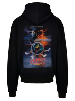 F4NT4STIC Sweatshirt ‘Nightmare On Elm Street The Dream Child’ Lila / Oranje / Knalrood / Zwart