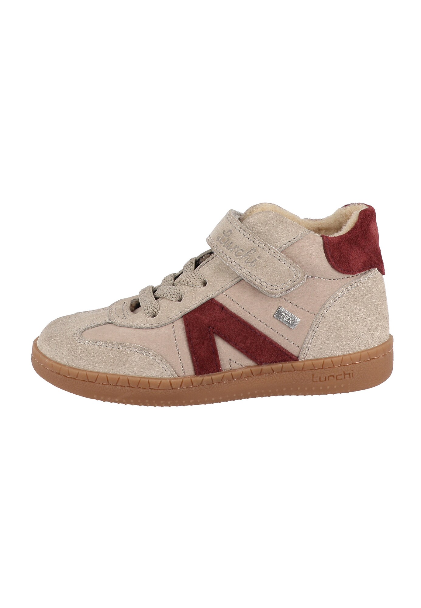 LURCHI Sneaker Sakira bej / rubiniu