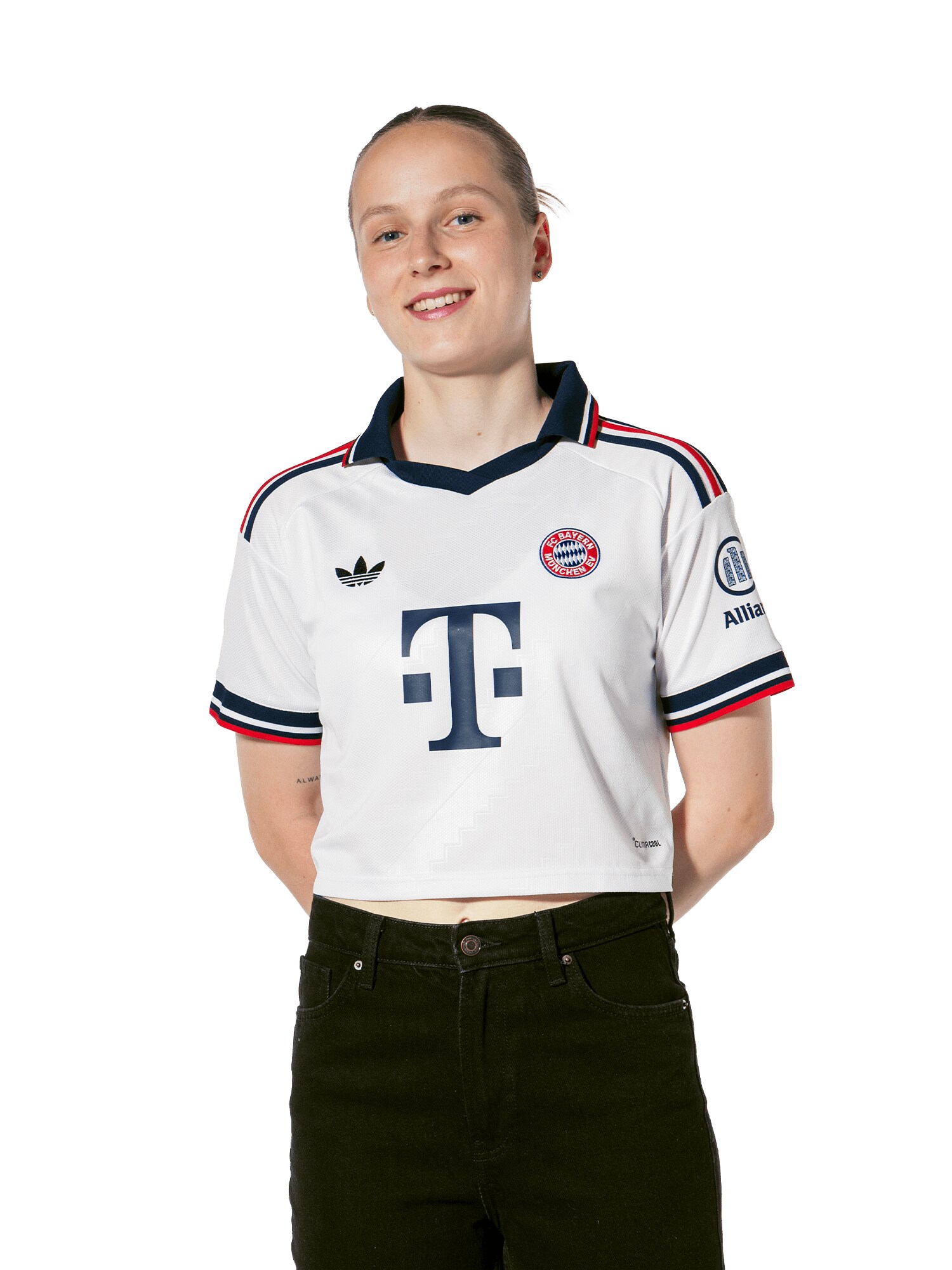 ADIDAS ORIGINALS Camiseta de fútbol 'FC Bayern Away 26-27' navy / rojo vivo / blanco – imagen 3
