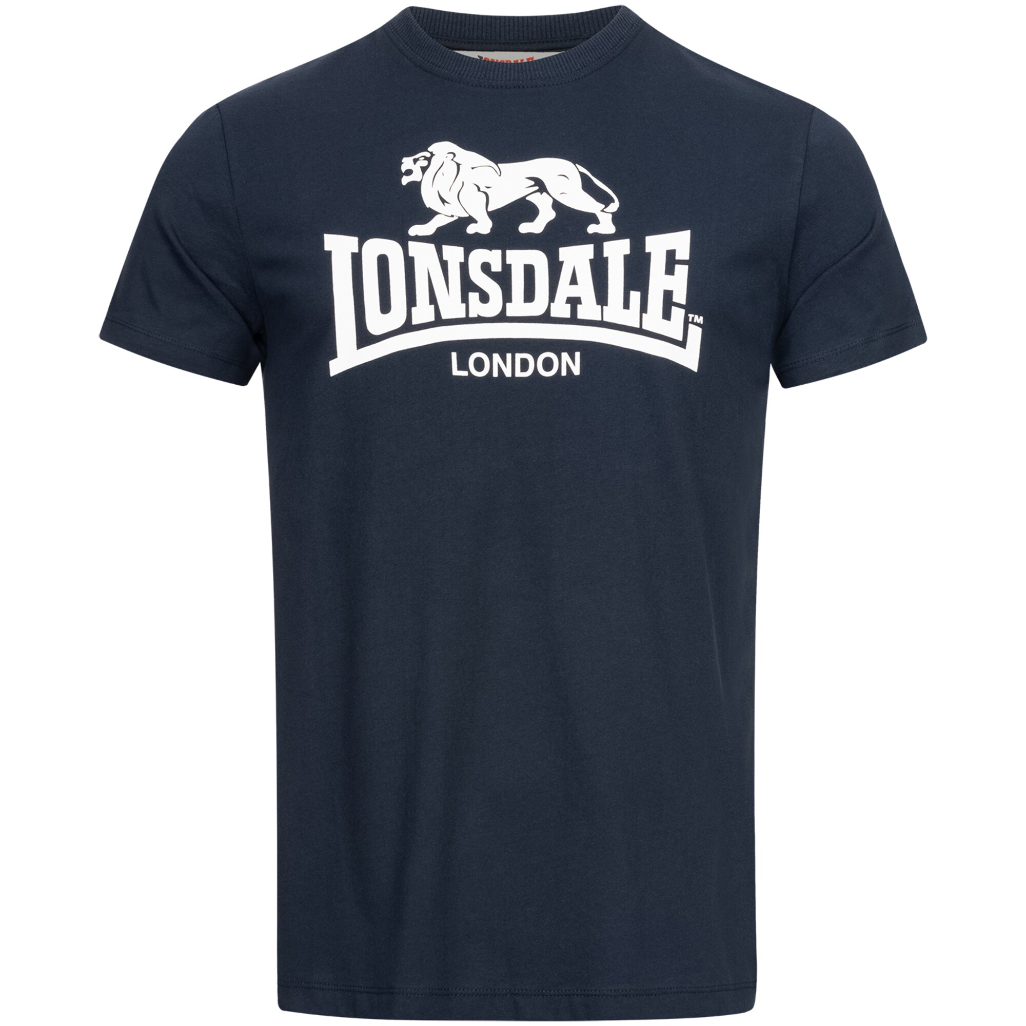 LONSDALE Póló ' ST. ERNEY '  tengerészkék / fehér akciós termékkép 1