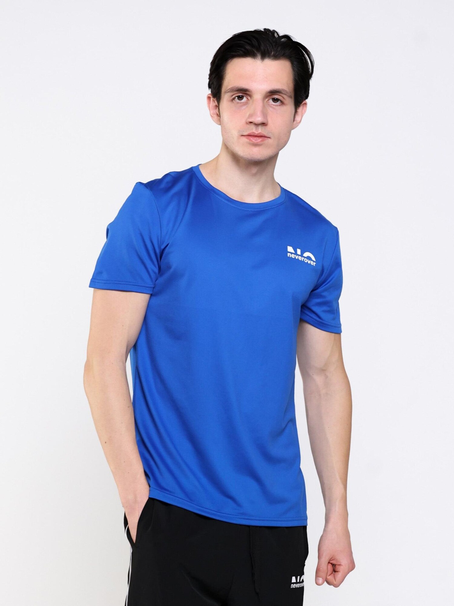 neverover Camiseta funcional 'Men's Essential T-shirt'  azul