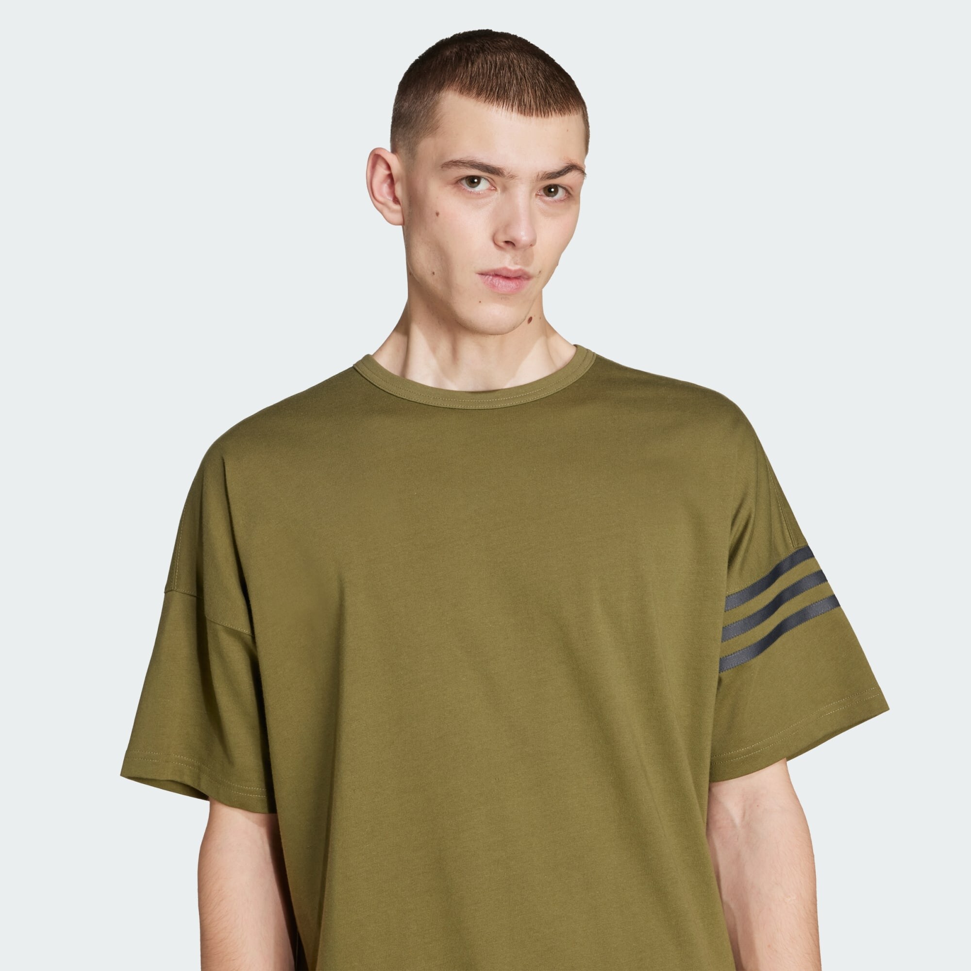 ADIDAS ORIGINALS Tričko 'Neuclassics' námornícka modrá / olivová (obrázok 4)