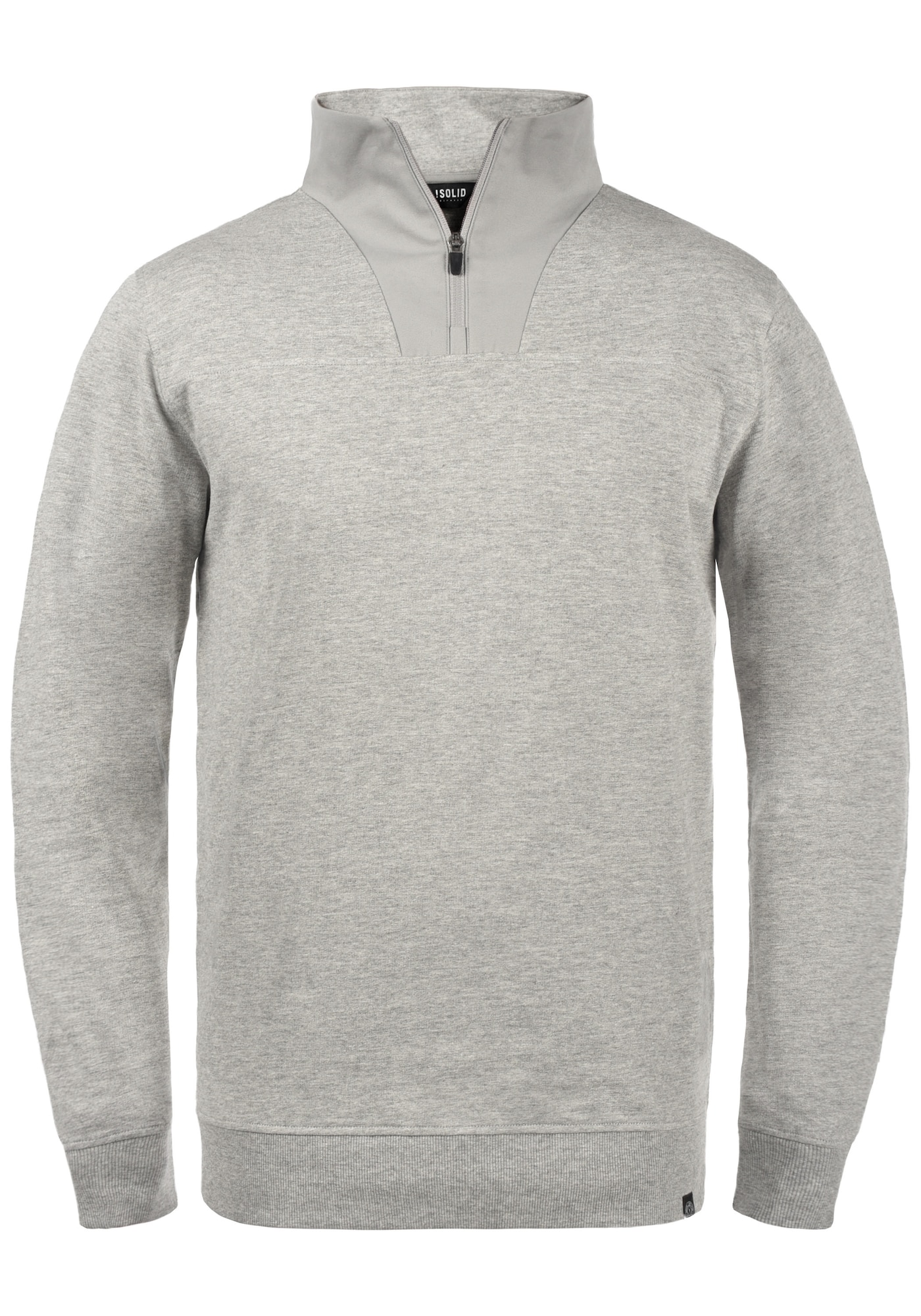 Solid Sudadera 'Jorke' gris