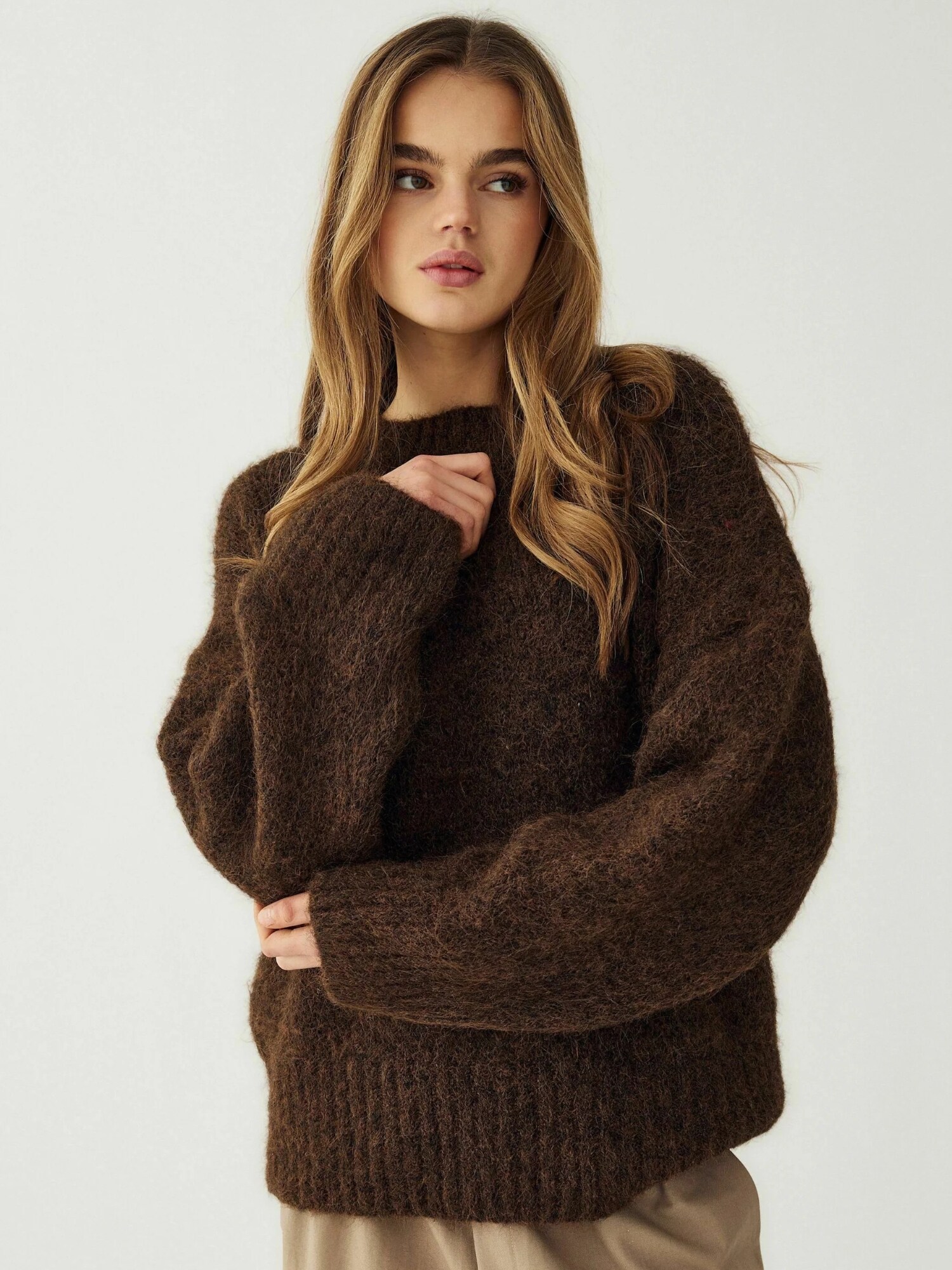 Noella Pulover ' N-Monika Knit '  ciocolatiu